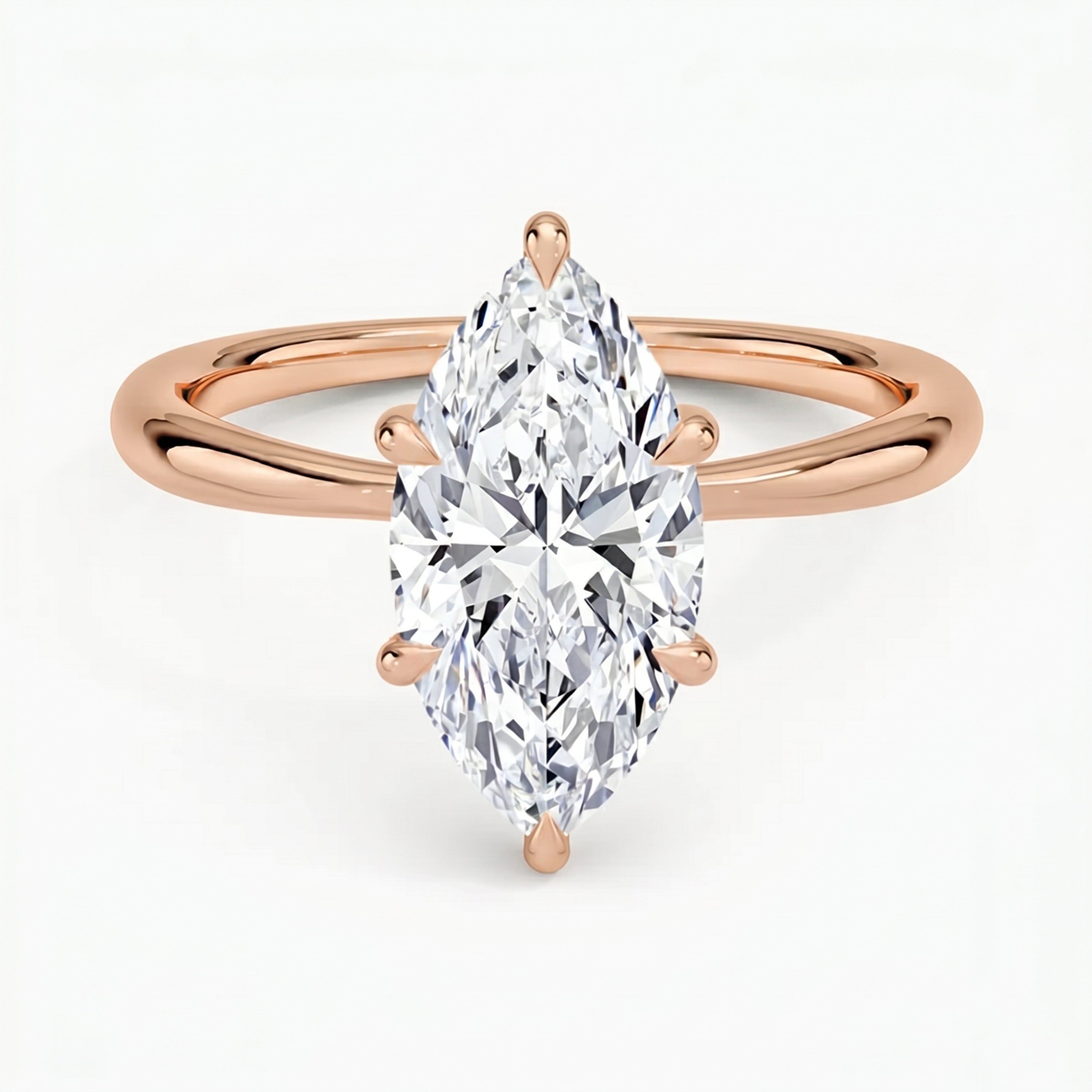 Iris Marquise Solitaire Ring