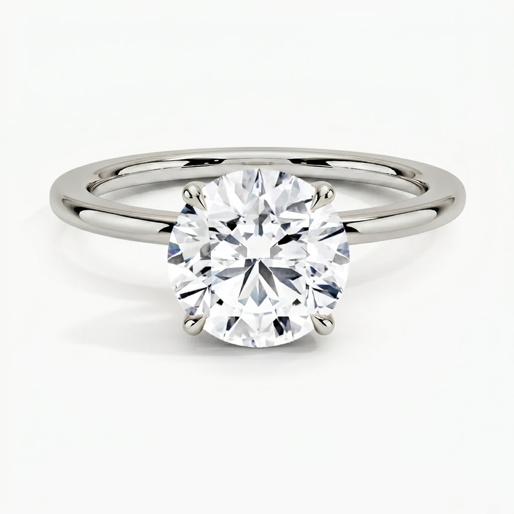 Classic Four-Prong Solitaire Ring