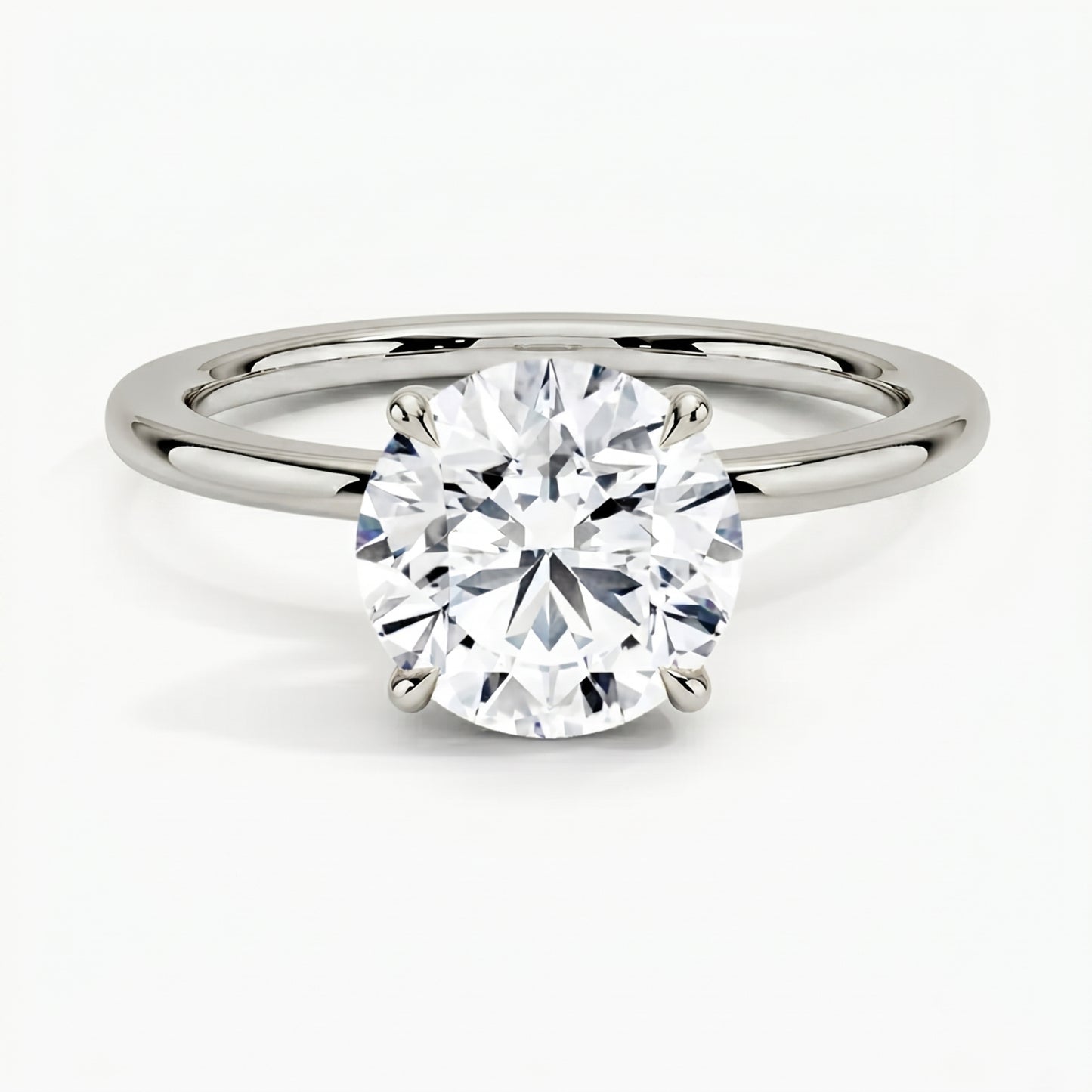 Classic Four-Prong Solitaire Ring