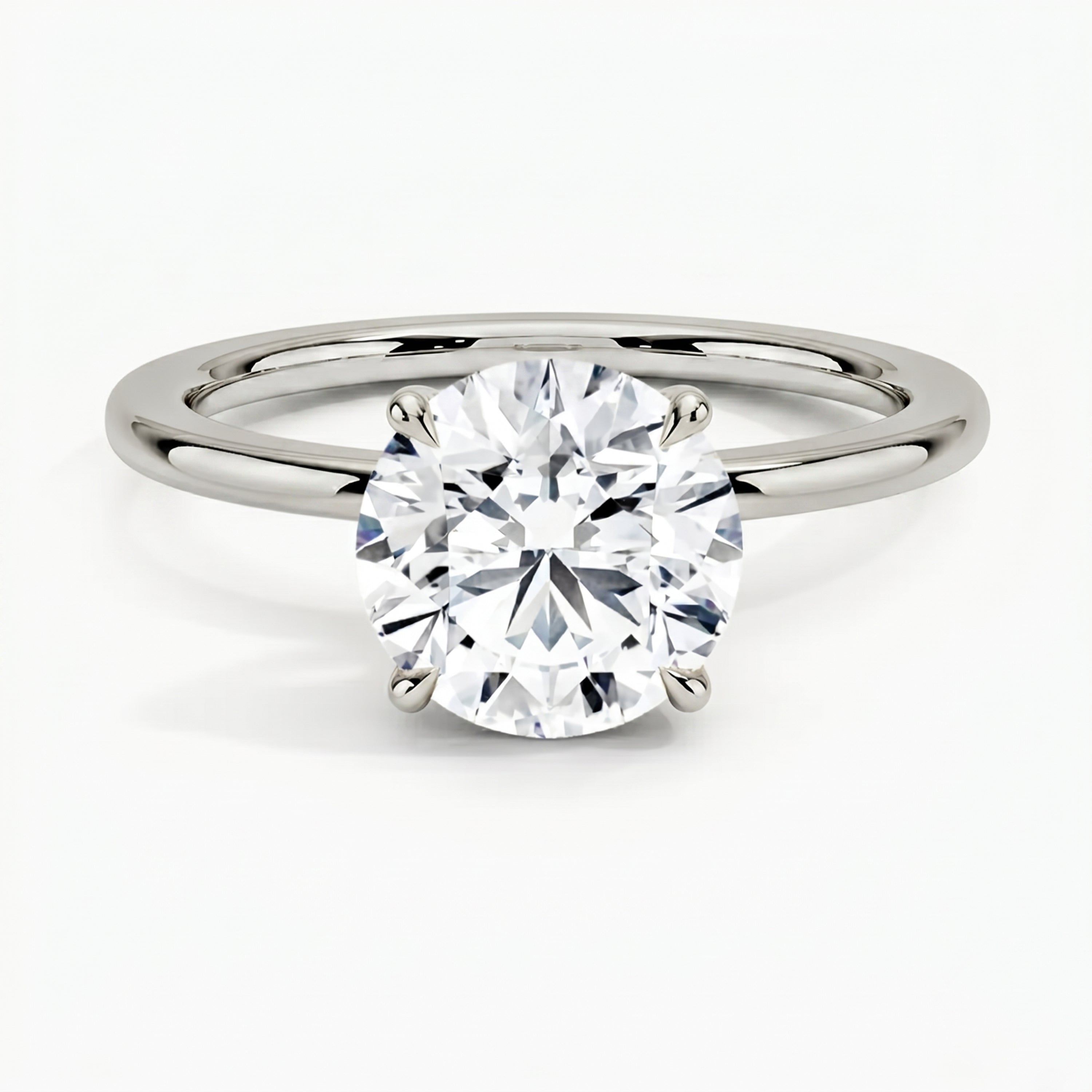 Classic Four-Prong Solitaire Ring