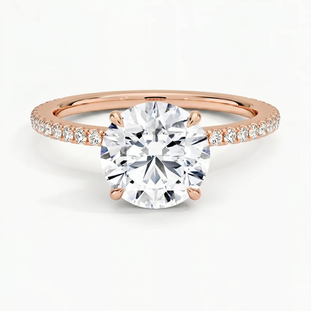 Lumina Pavé Round Ring