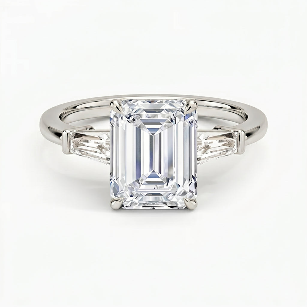 Legacy Emerald Three-Stone Ring