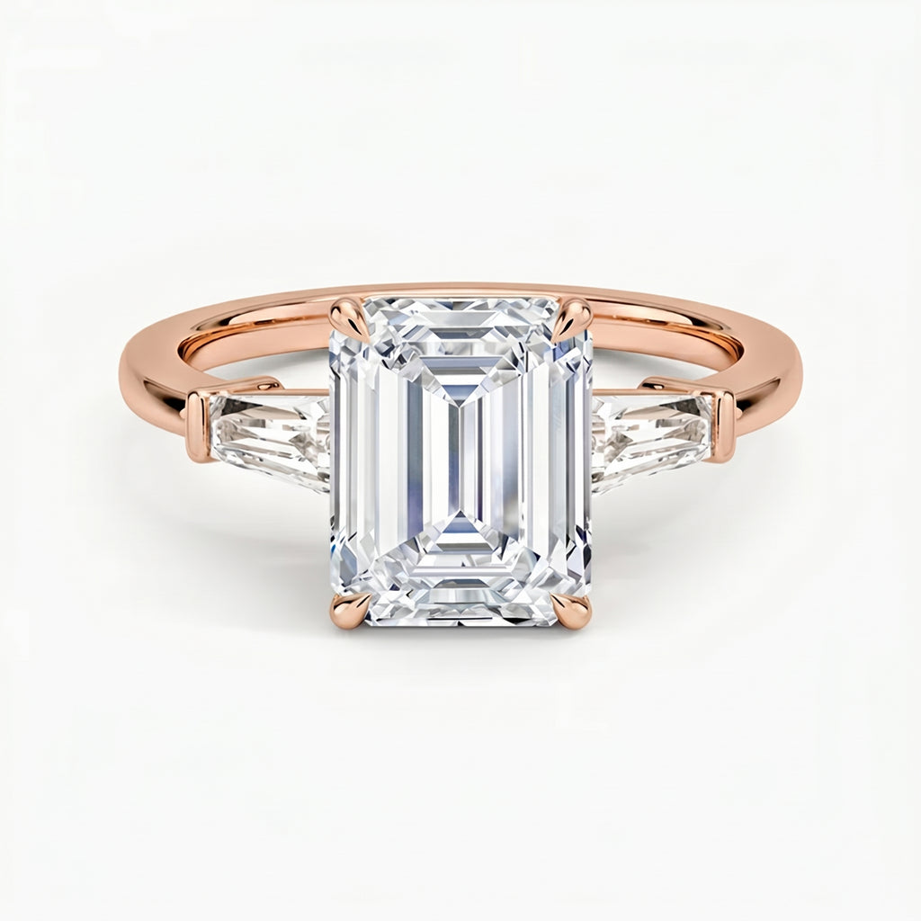 Legacy Emerald Three-Stone Ring