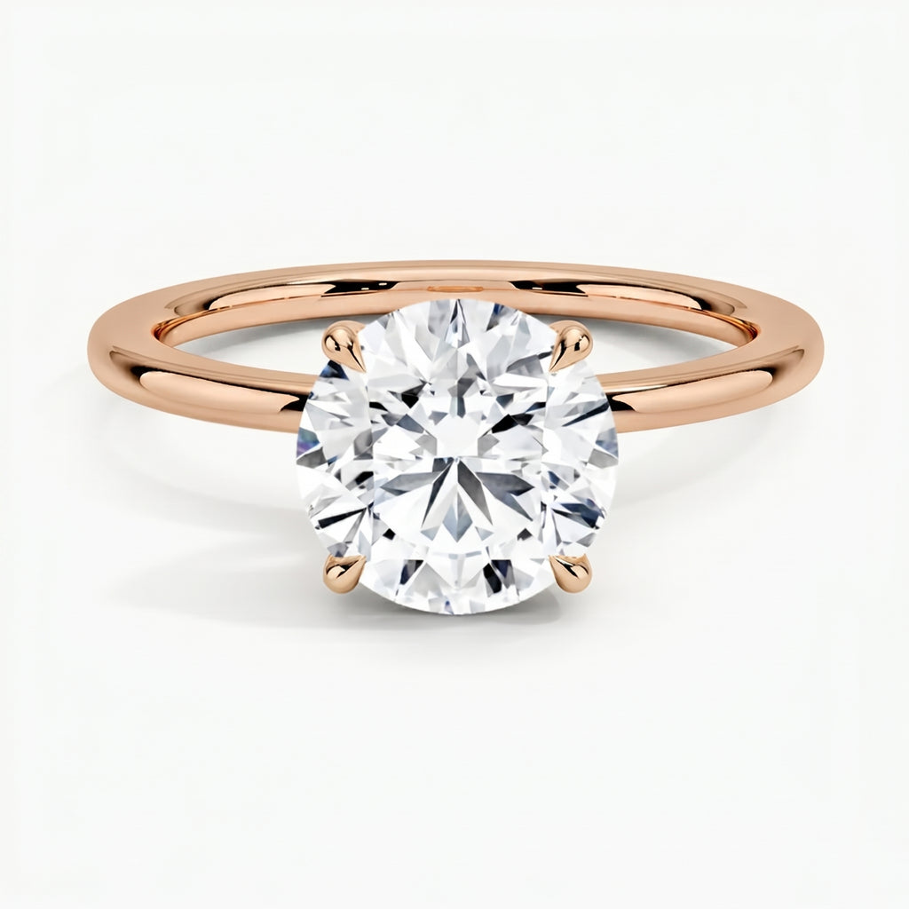 Classic Four-Prong Solitaire Ring