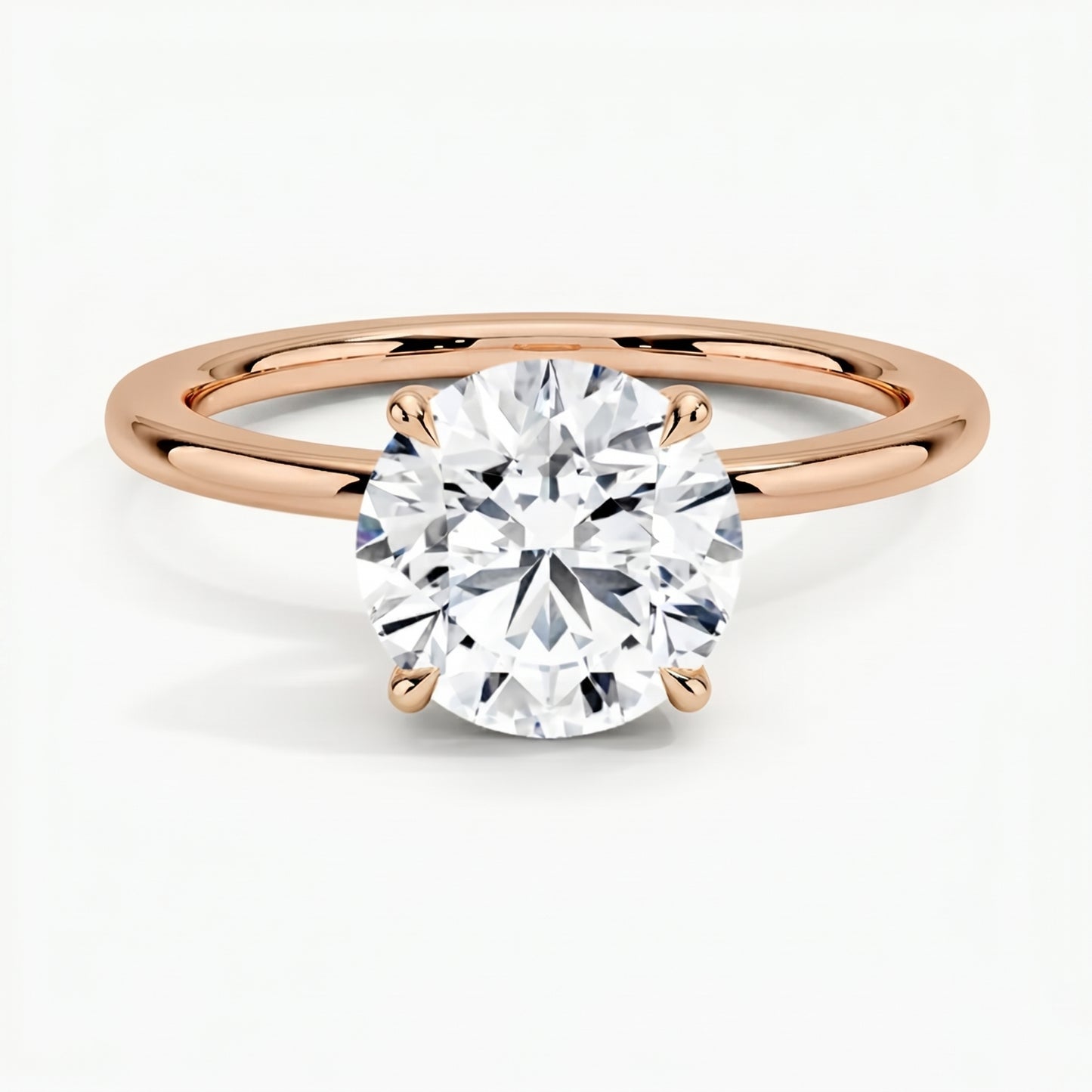 Classic Four-Prong Solitaire Ring