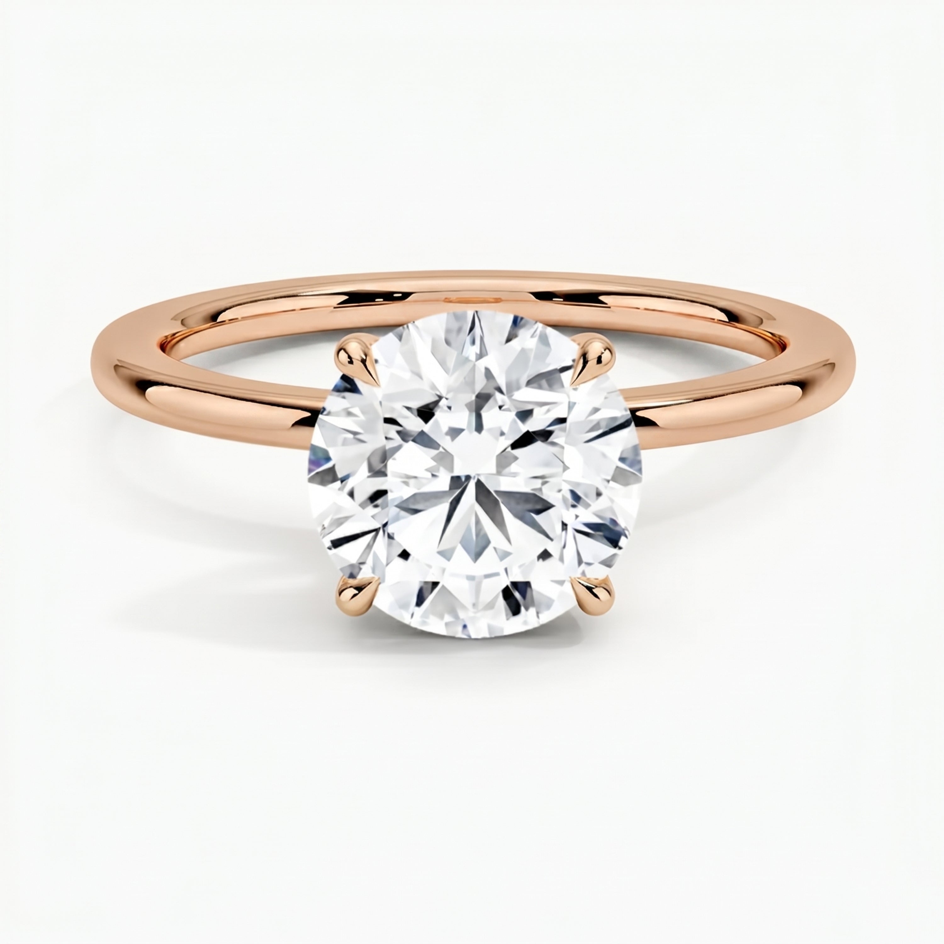 Classic Four-Prong Solitaire Ring