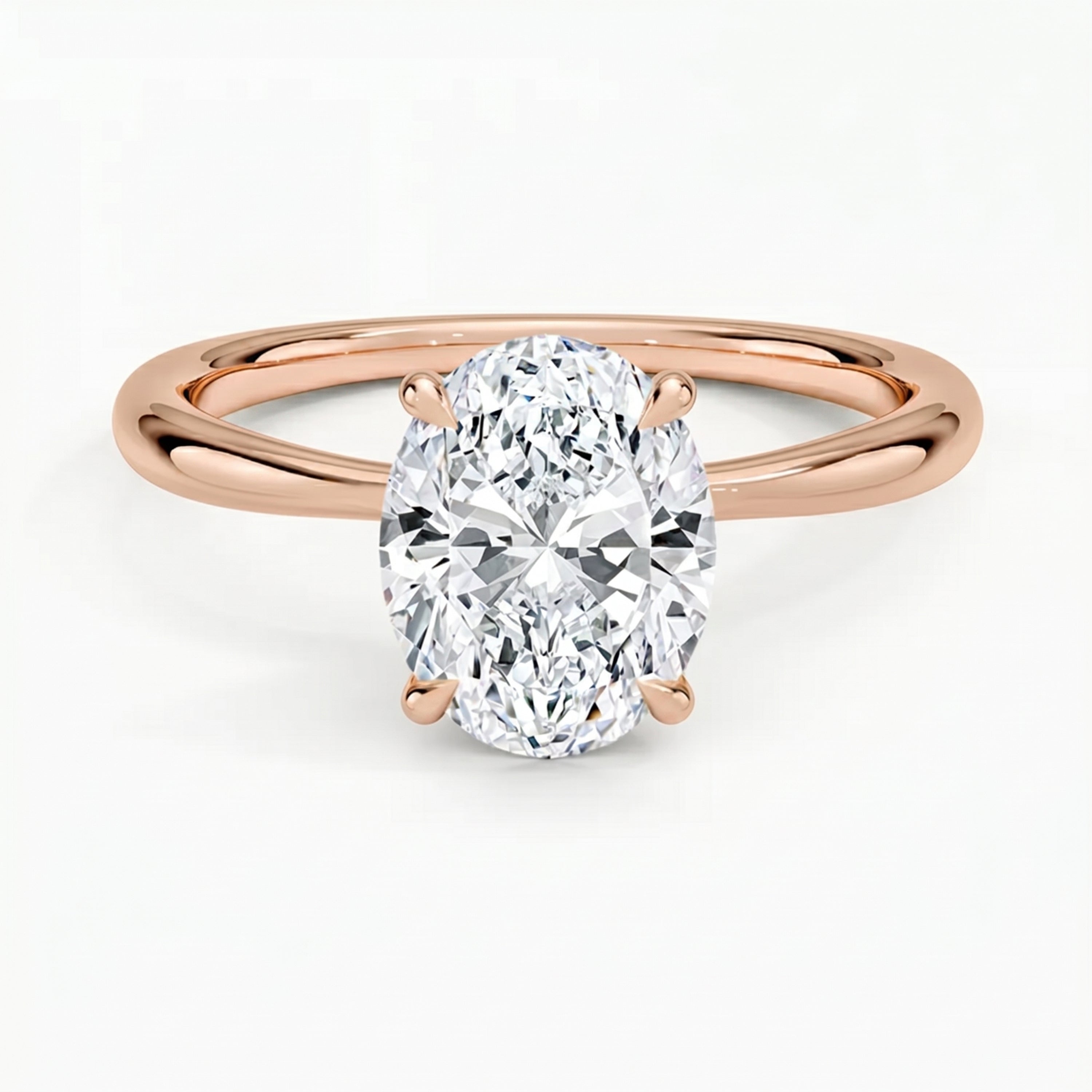 Iris Oval Solitaire Ring