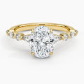 Ivy Hidden Halo Oval Ring