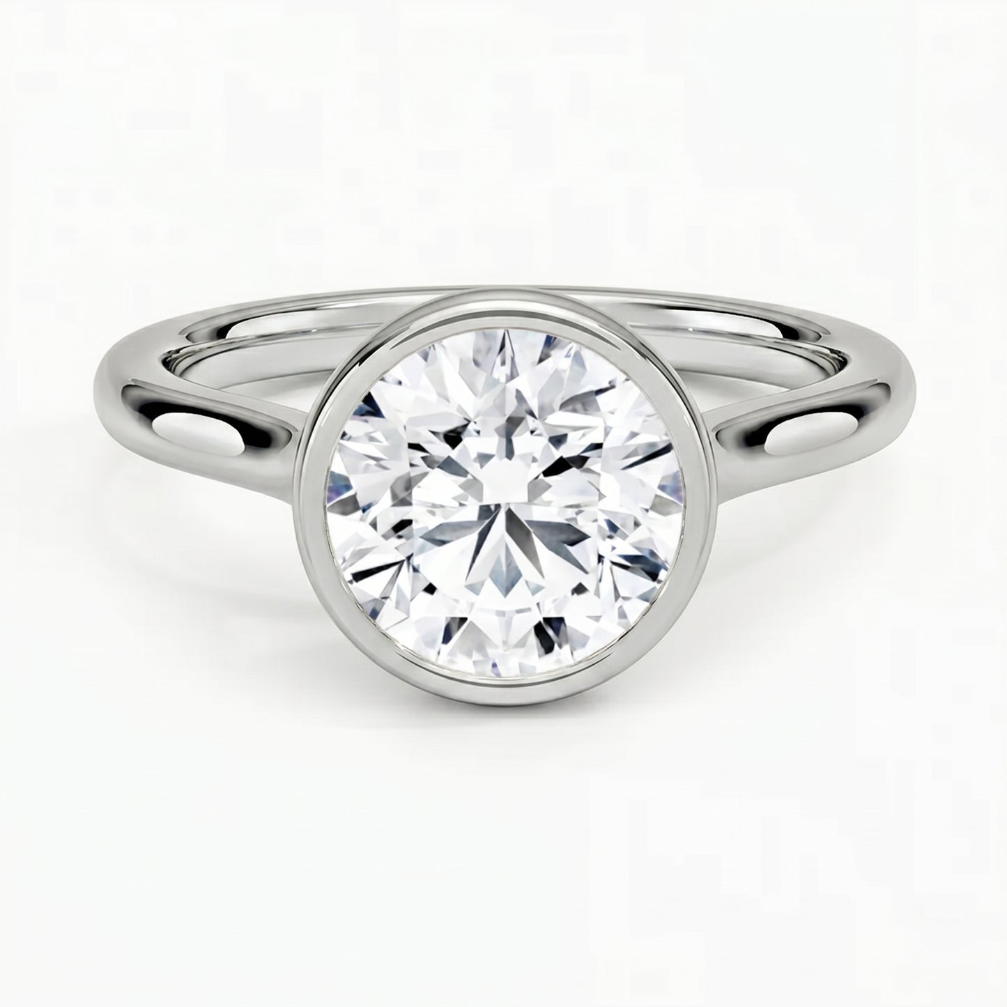 Luna Round Solitaire Ring