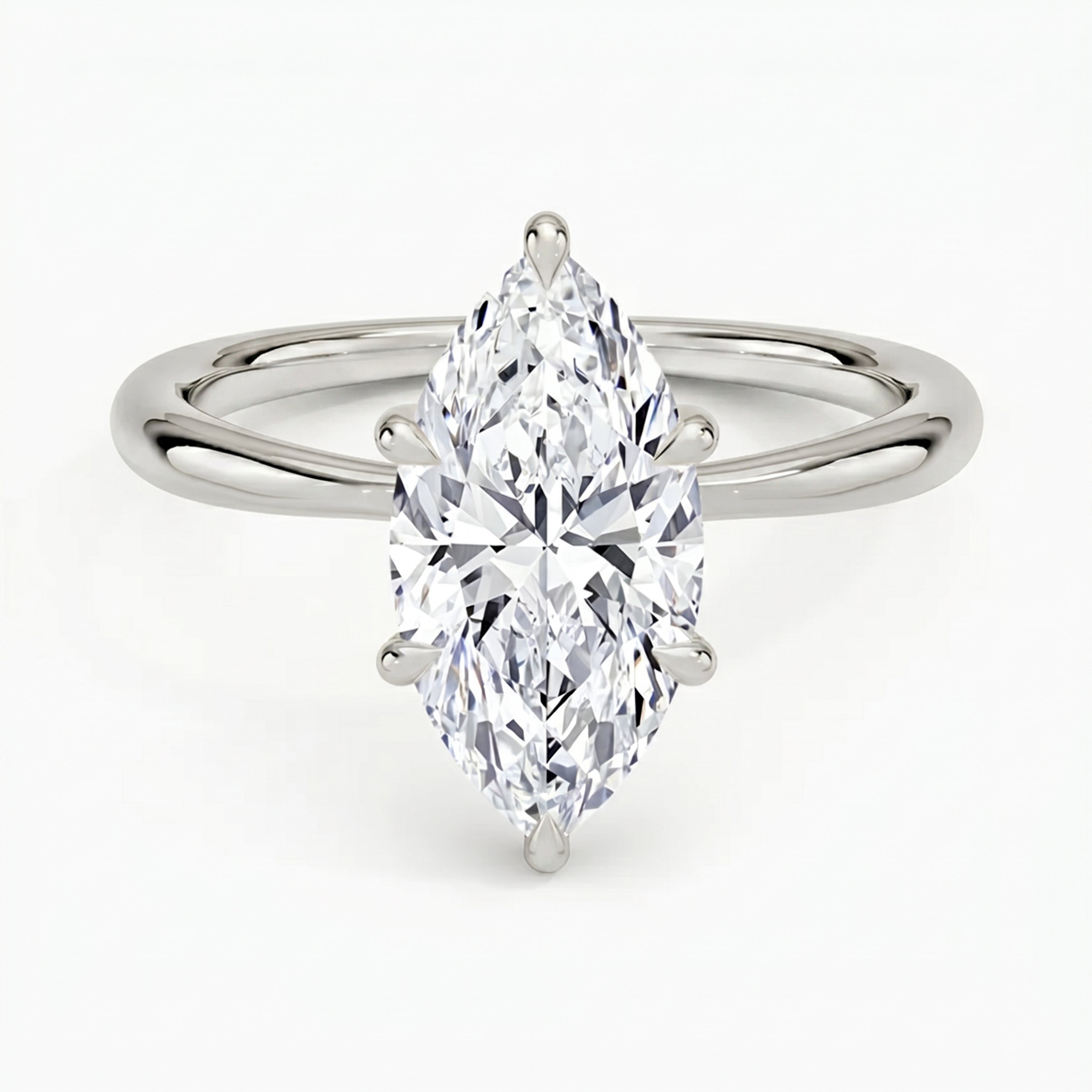 Iris Marquise Solitaire Ring