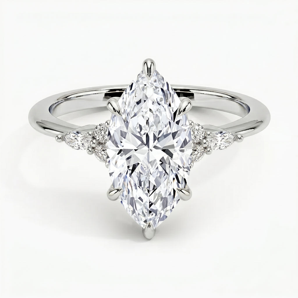 Laurel Marquise Ring