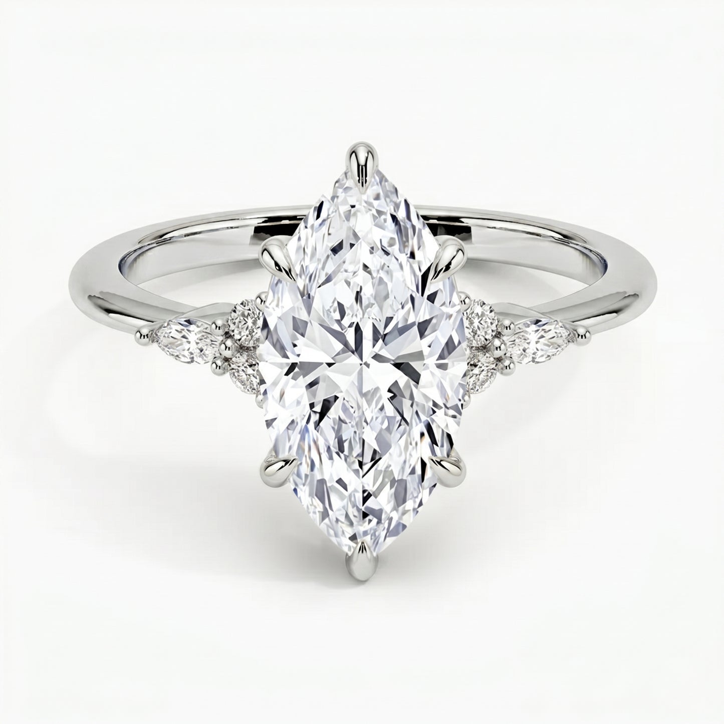 Laurel Marquise Ring