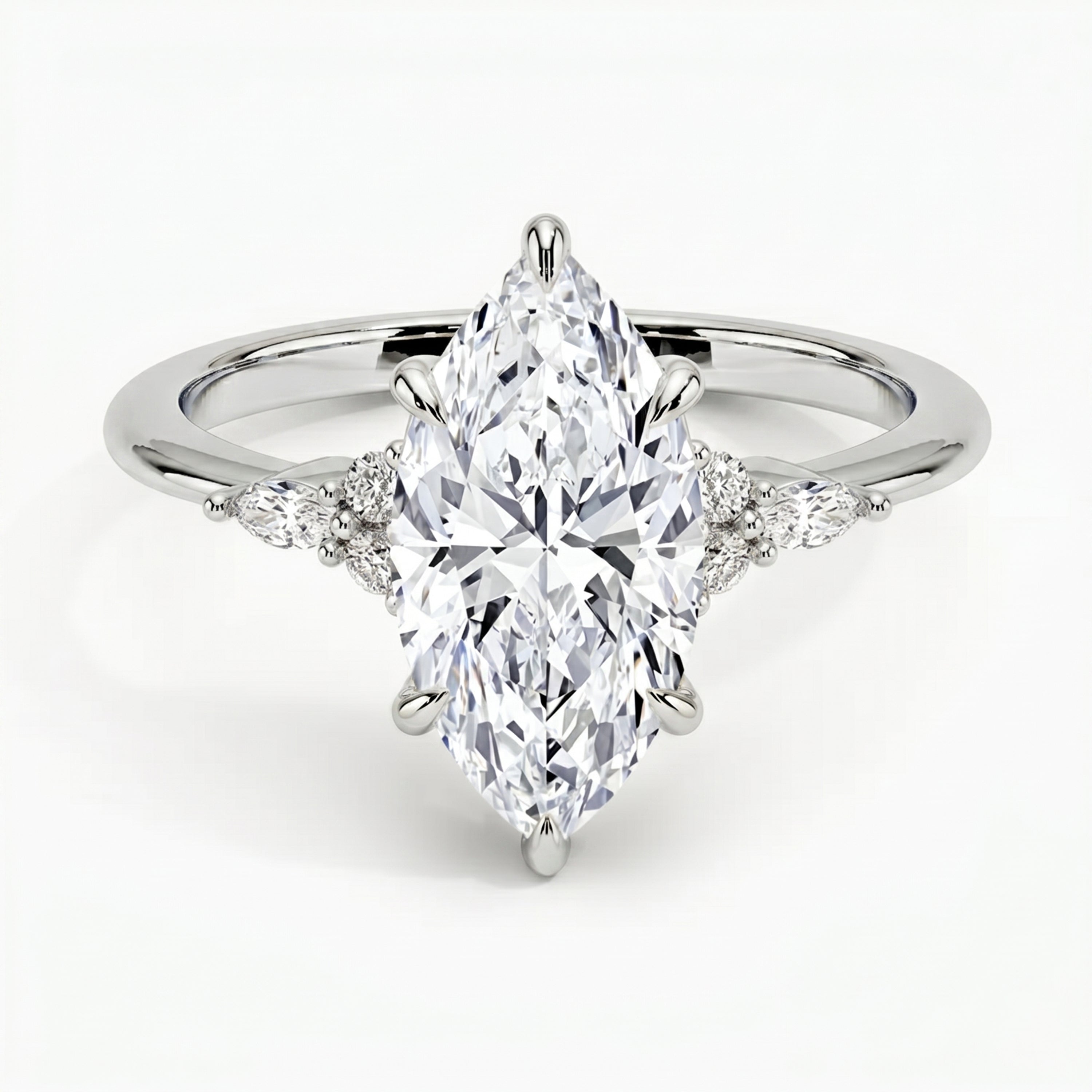 Laurel Marquise Ring