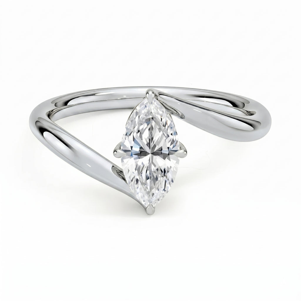 Embrace Marquise Solitaire Ring