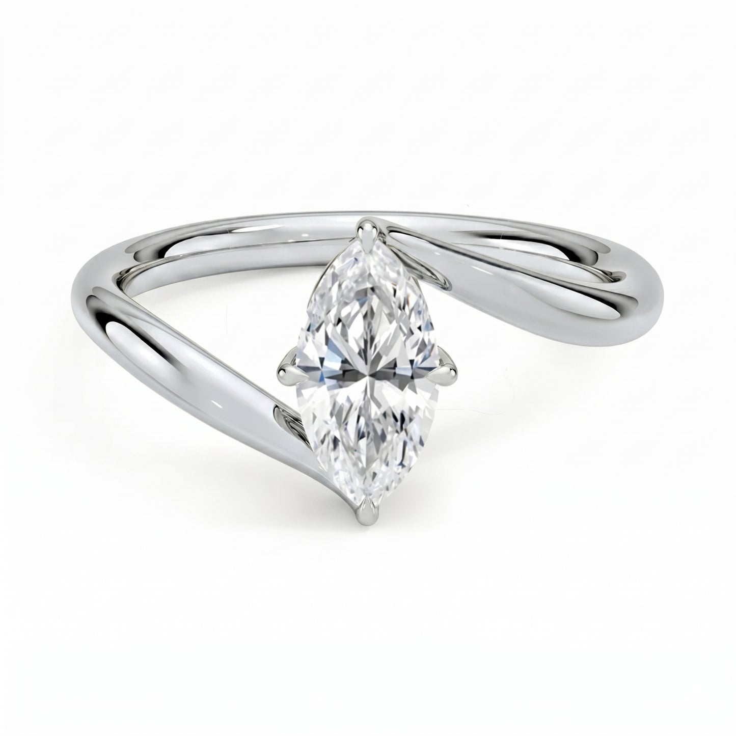 Embrace Marquise Solitaire Ring