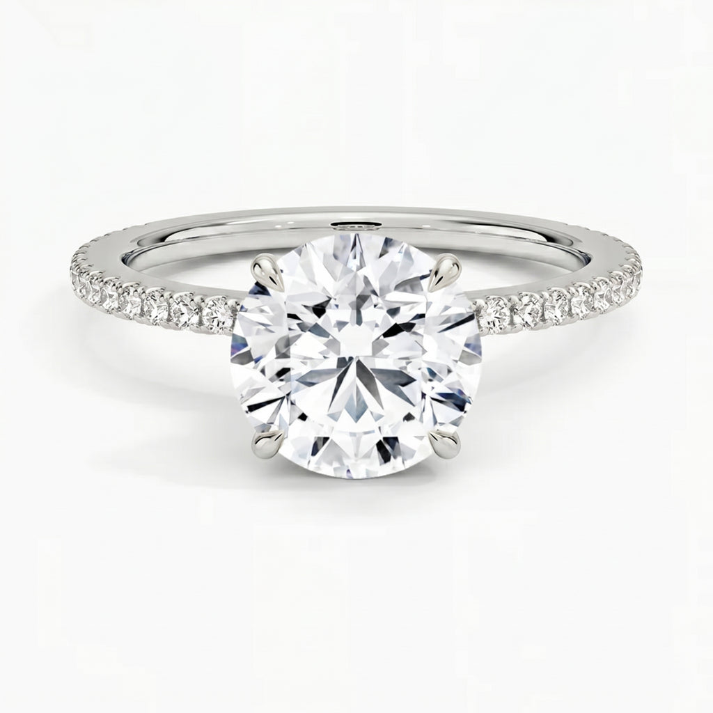 Lumina Pavé Round Ring