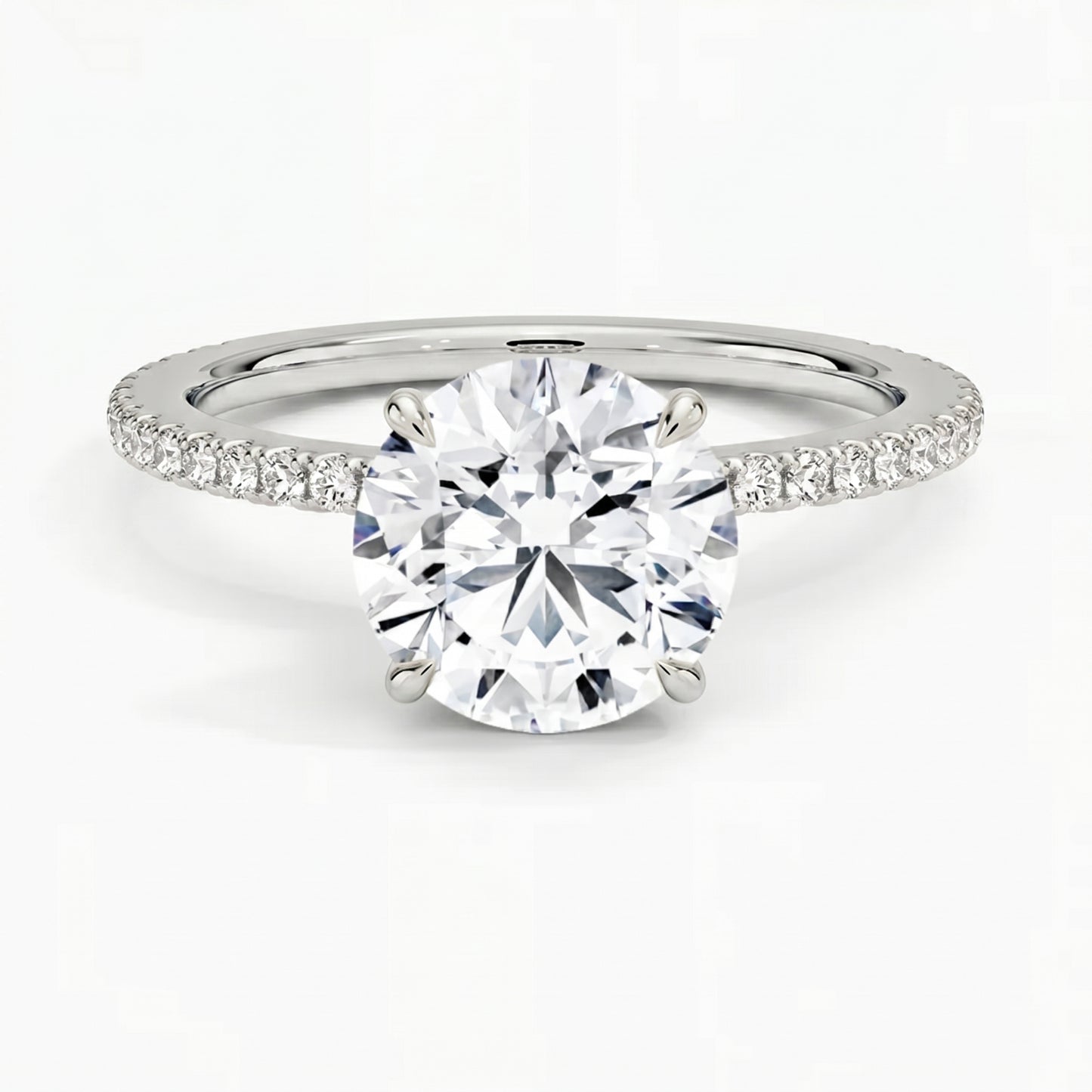Lumina Pavé Round Ring