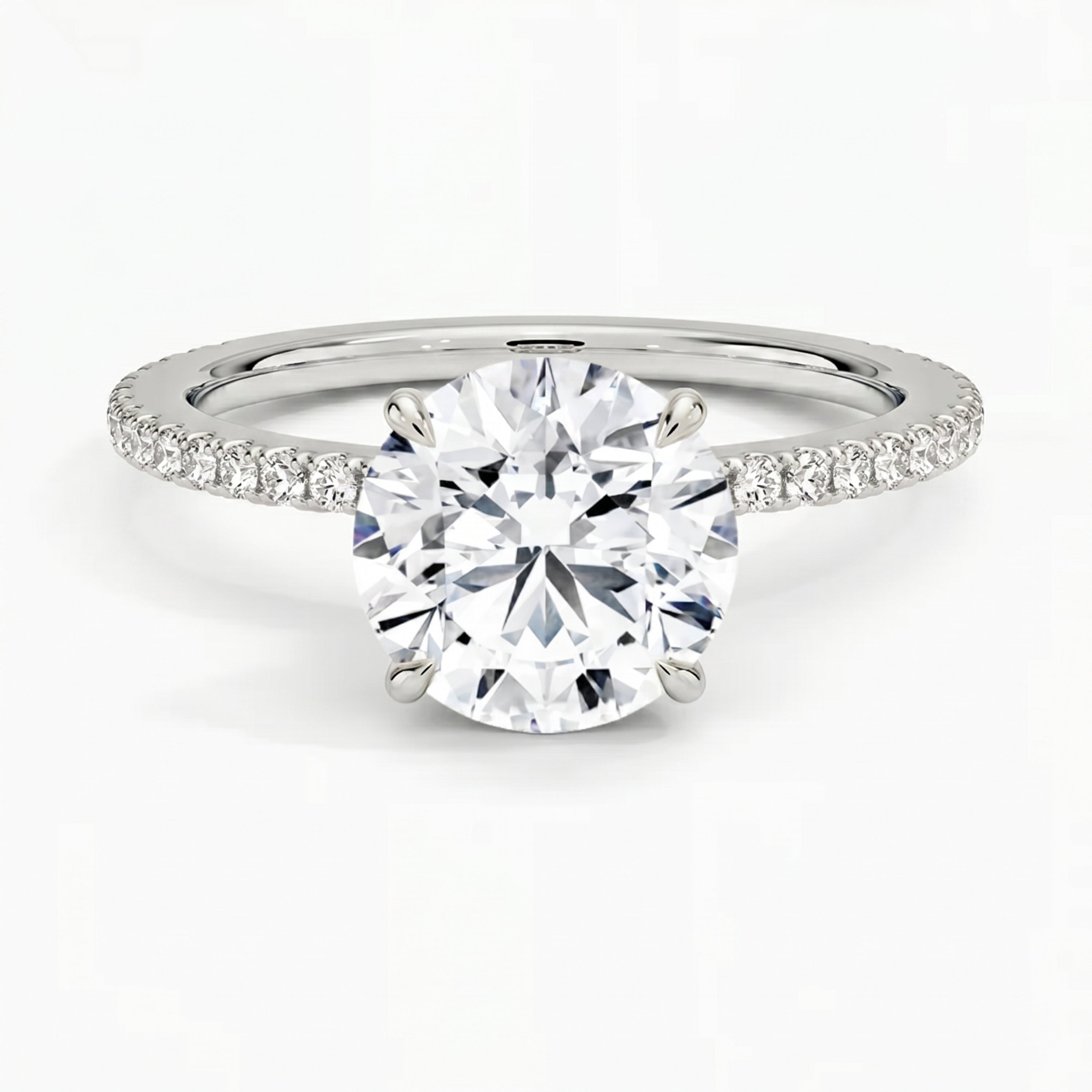 Lumina Pavé Round Ring