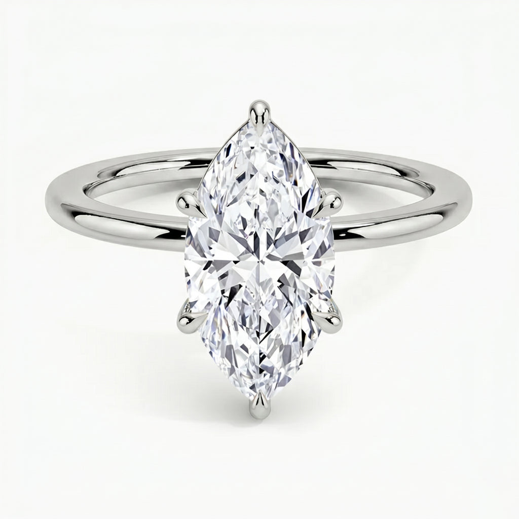Classic Six-Prong Marquise Solitaire Ring