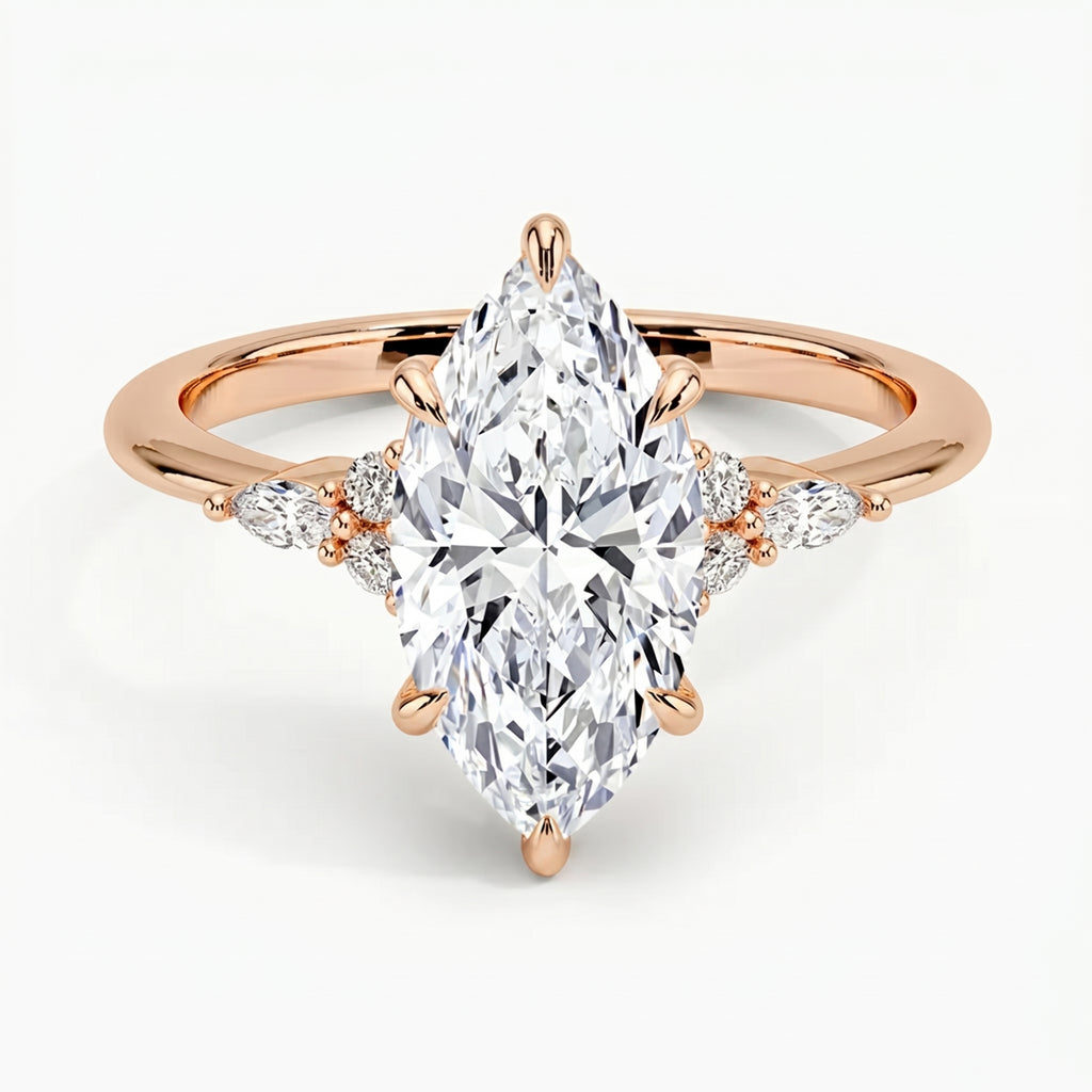 Laurel Marquise Ring