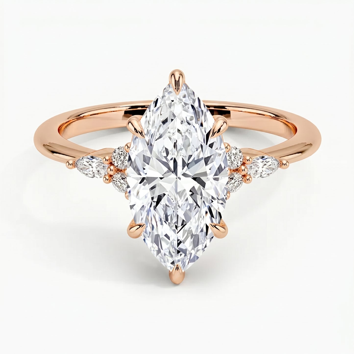 Laurel Marquise Ring