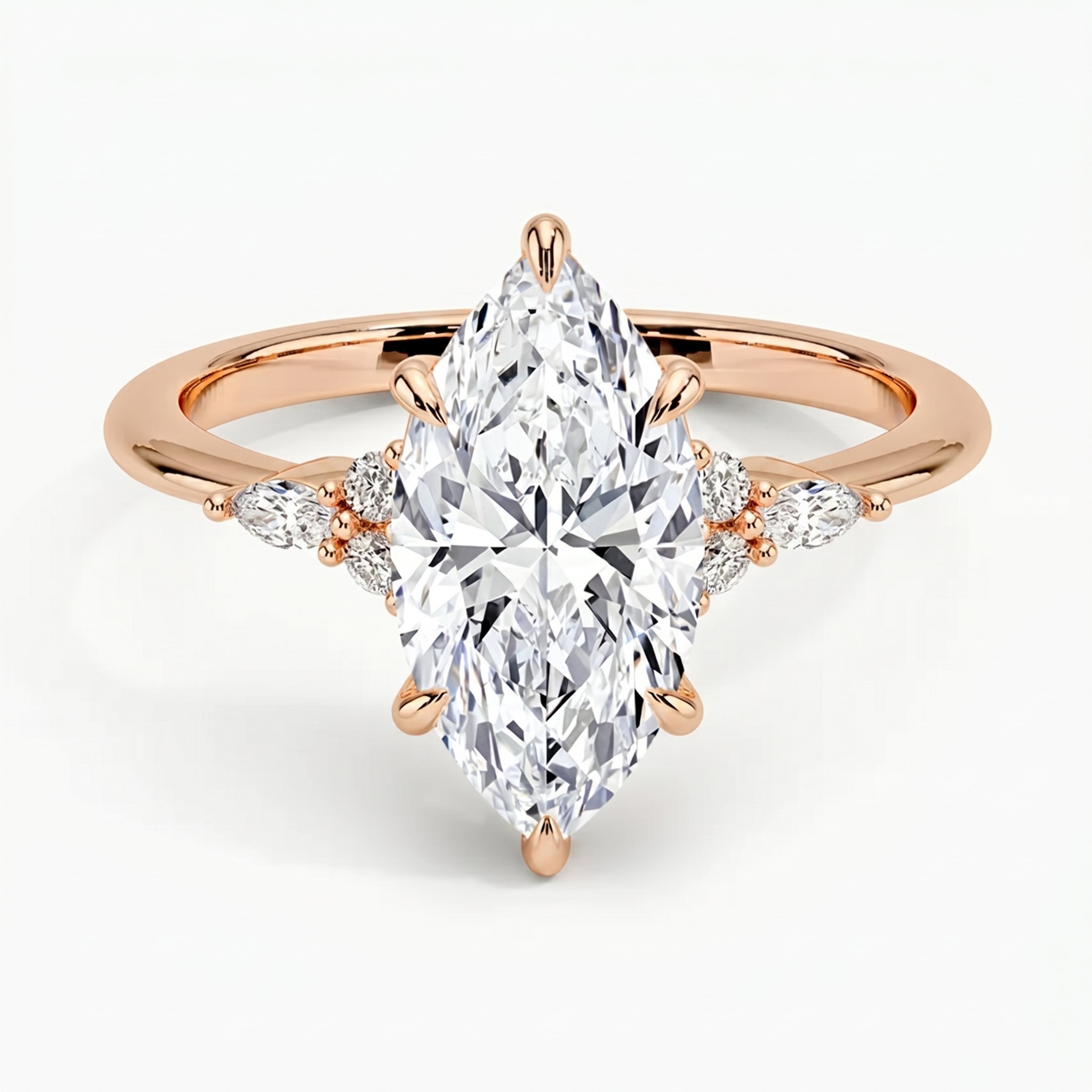 Laurel Marquise Ring
