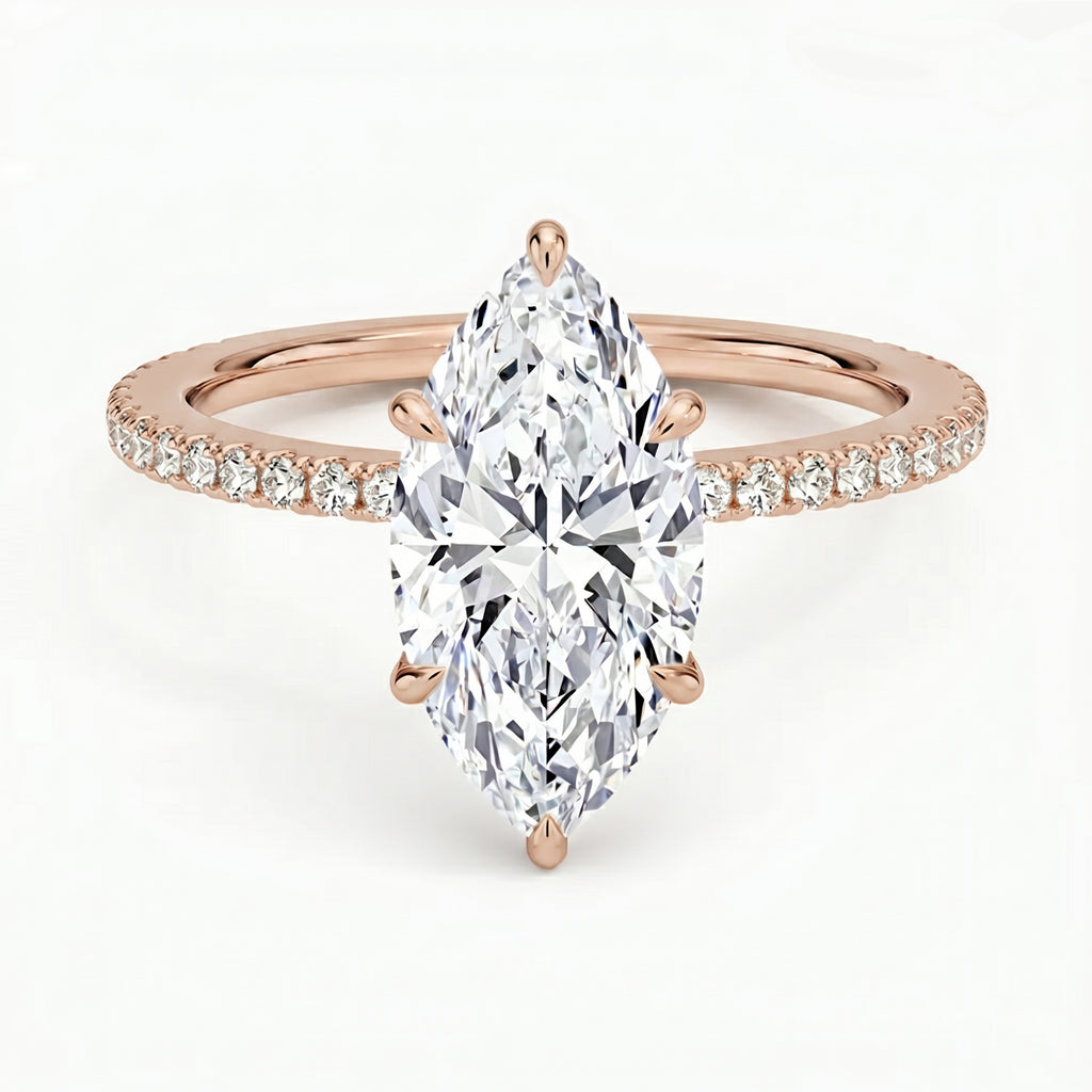 Lumina Pavé Marquise Ring