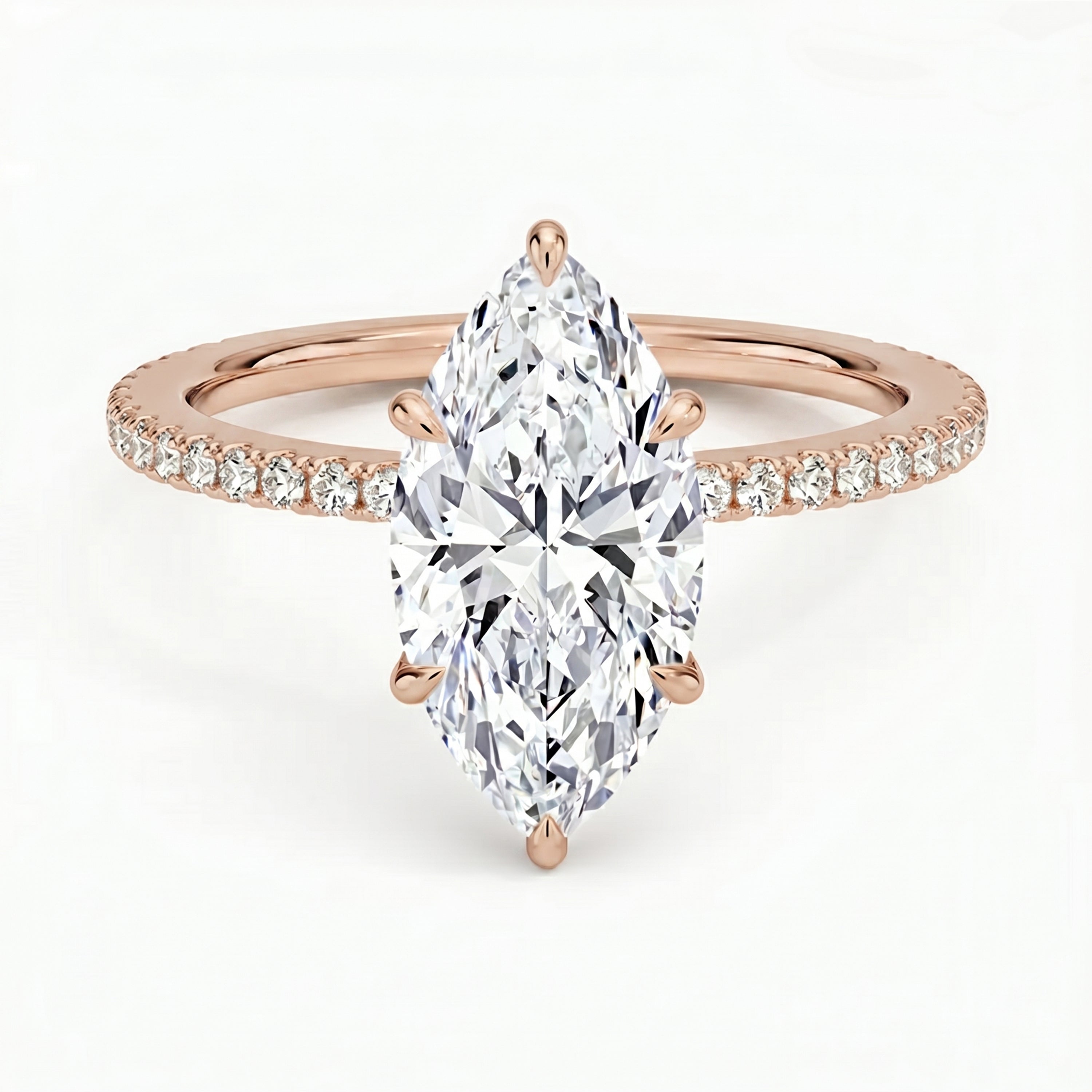 Lumina Pavé Marquise Ring