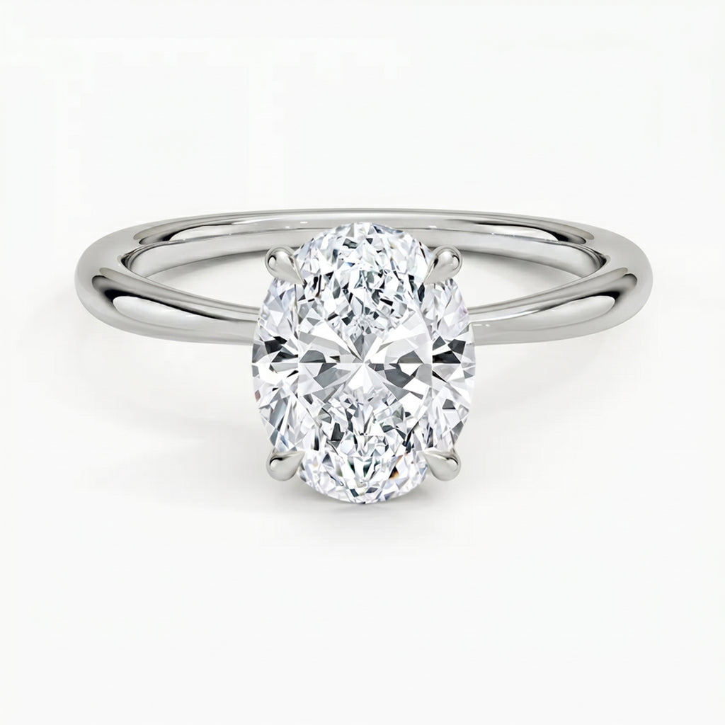 Iris Oval Solitaire Ring