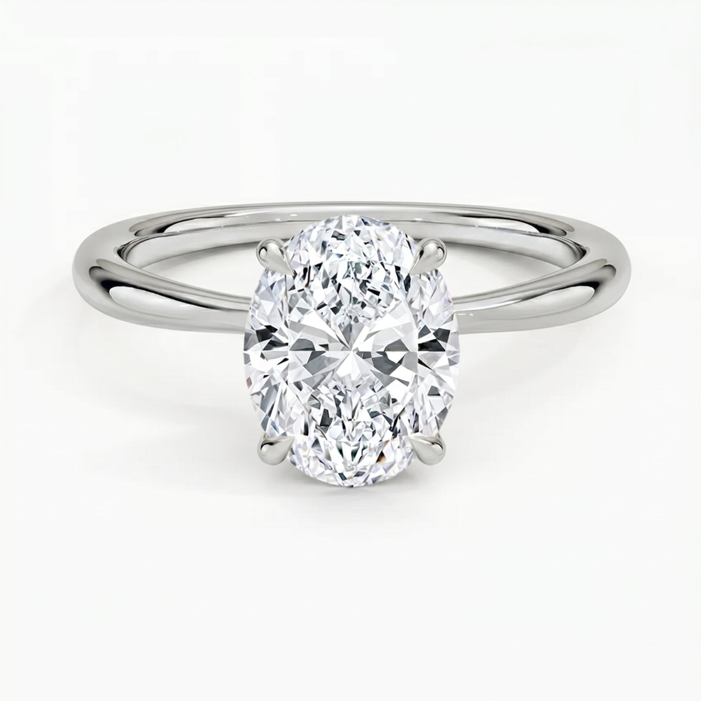 Iris Oval Solitaire Ring