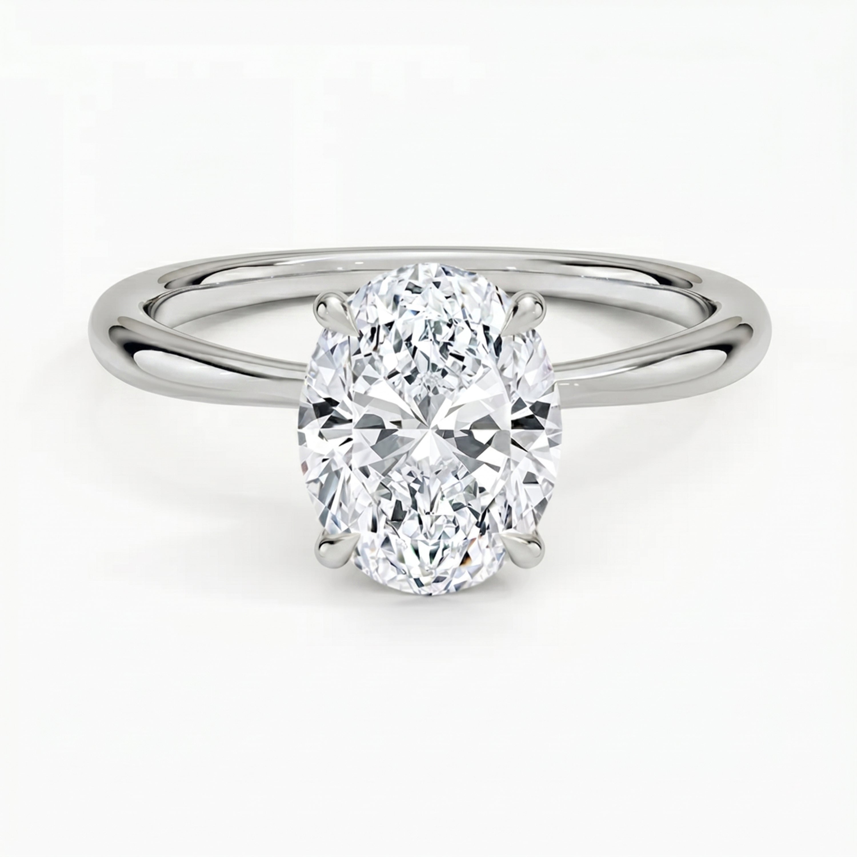 Iris Oval Solitaire Ring