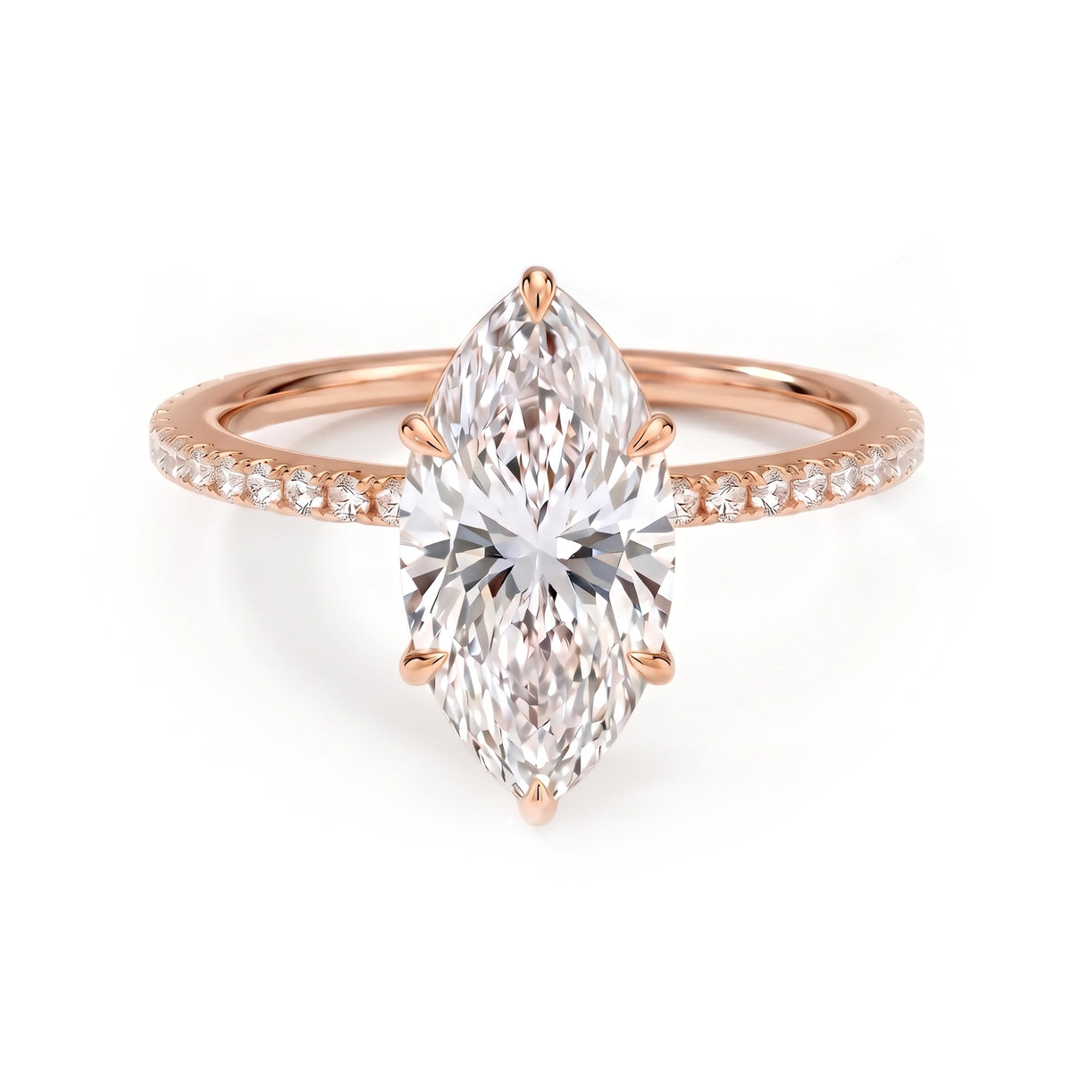 Lumina Pavé Marquise Ring