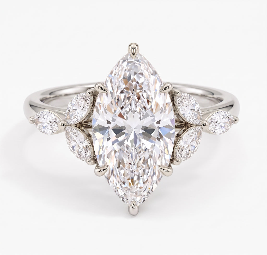 Eden's Vine Marquise Ring