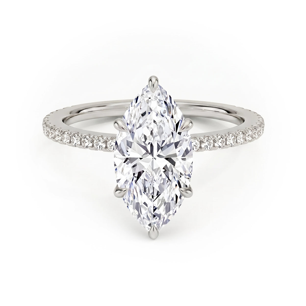 Lumina Pavé Marquise Ring