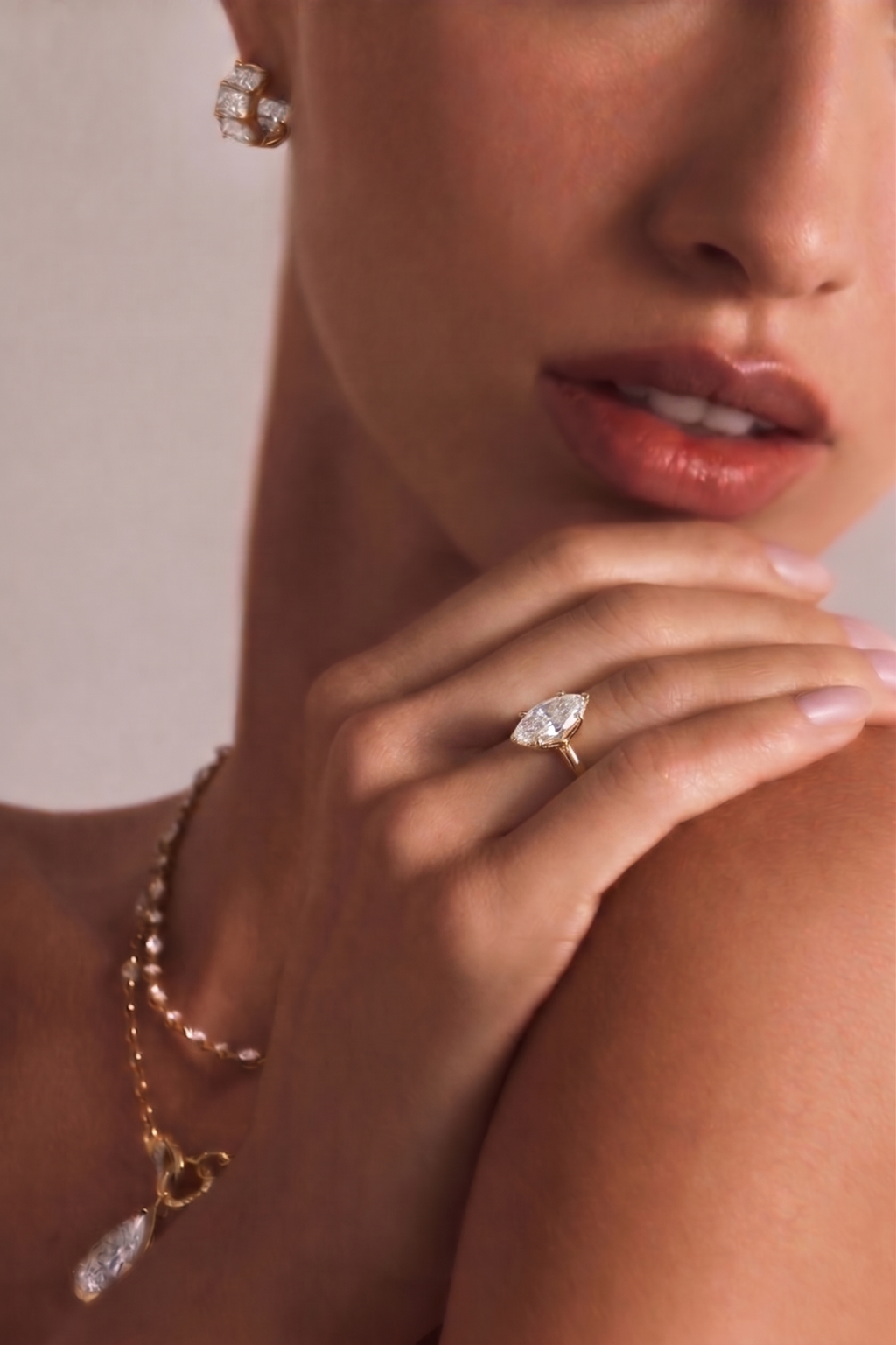 Flora Marquise Solitaire Ring
