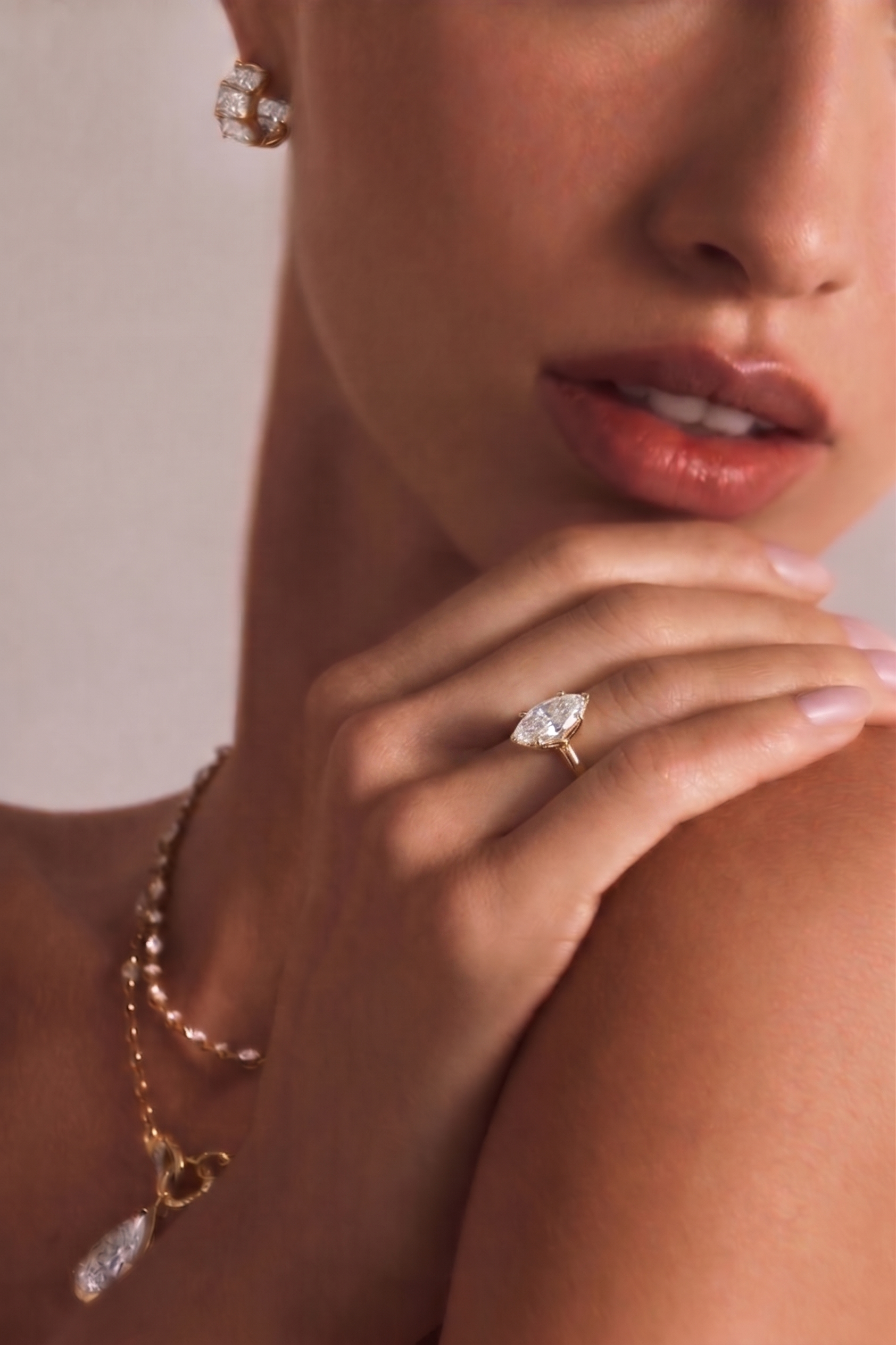 Flora Marquise Solitaire Ring