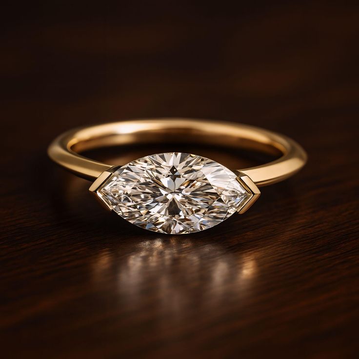 Vigil Marquise Solitaire Ring