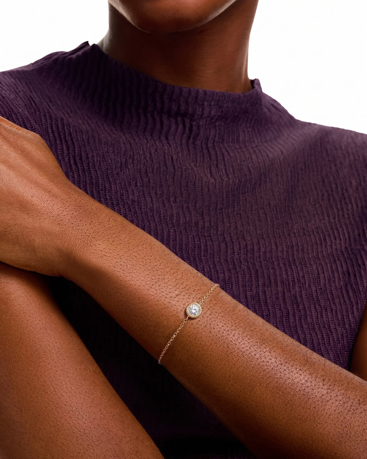 Bezel Solitaire Bracelet