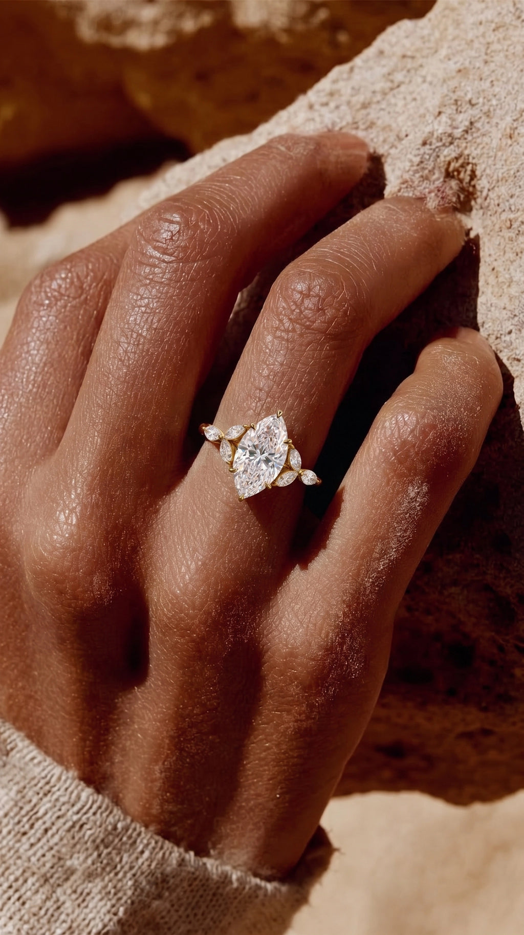 Eden's Vine Marquise Ring