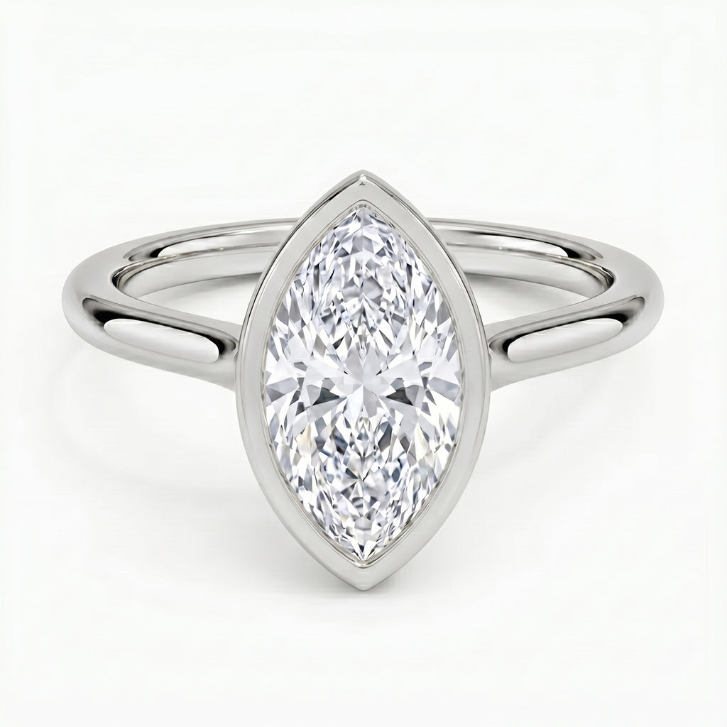 Luna Marquise Solitaire Ring