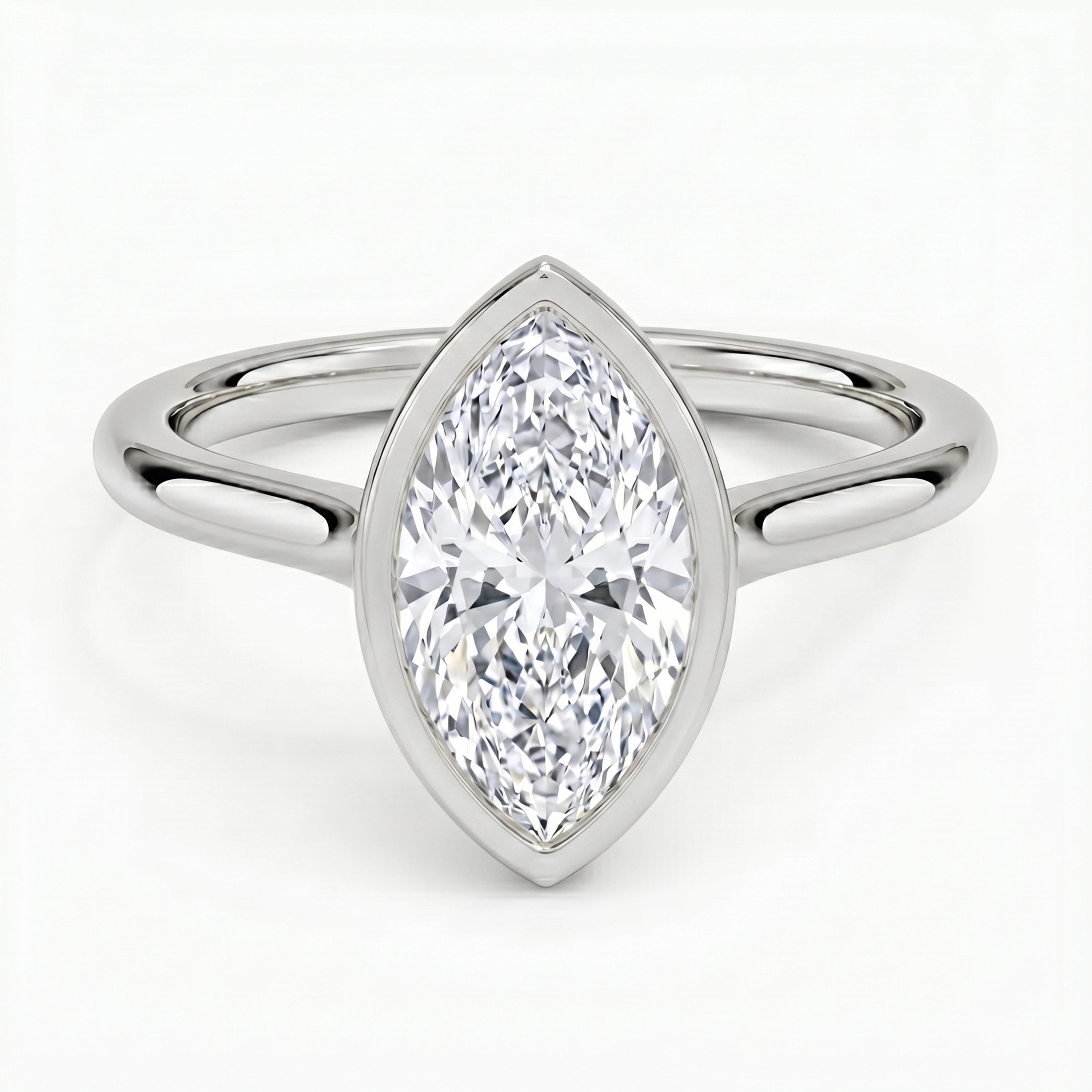 Luna Marquise Solitaire Ring