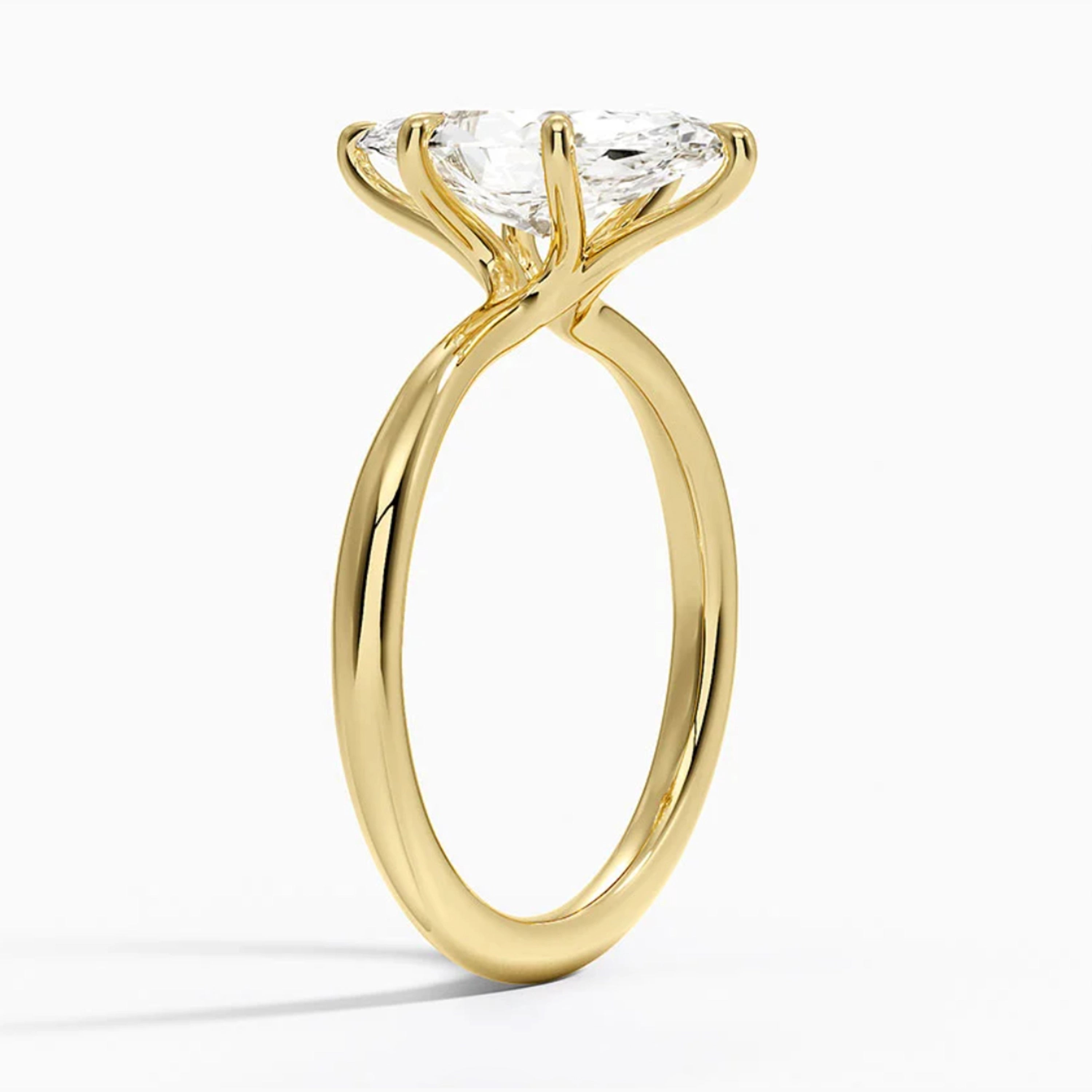 Iris Marquise Solitaire Ring