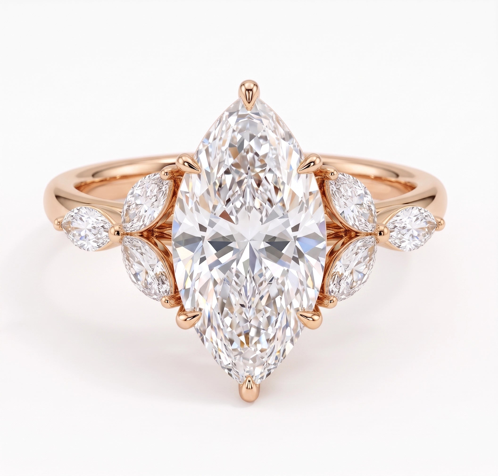 Eden's Vine Marquise Ring