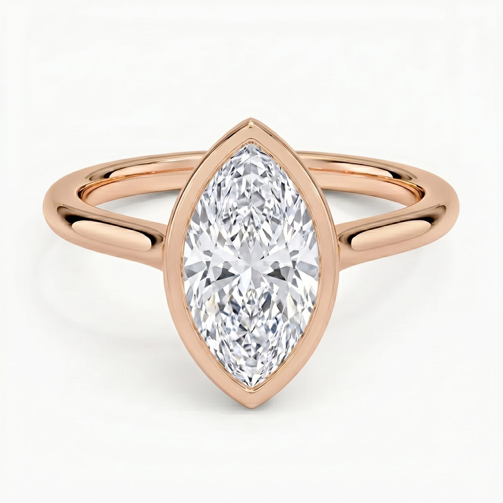 Luna Marquise Solitaire Ring