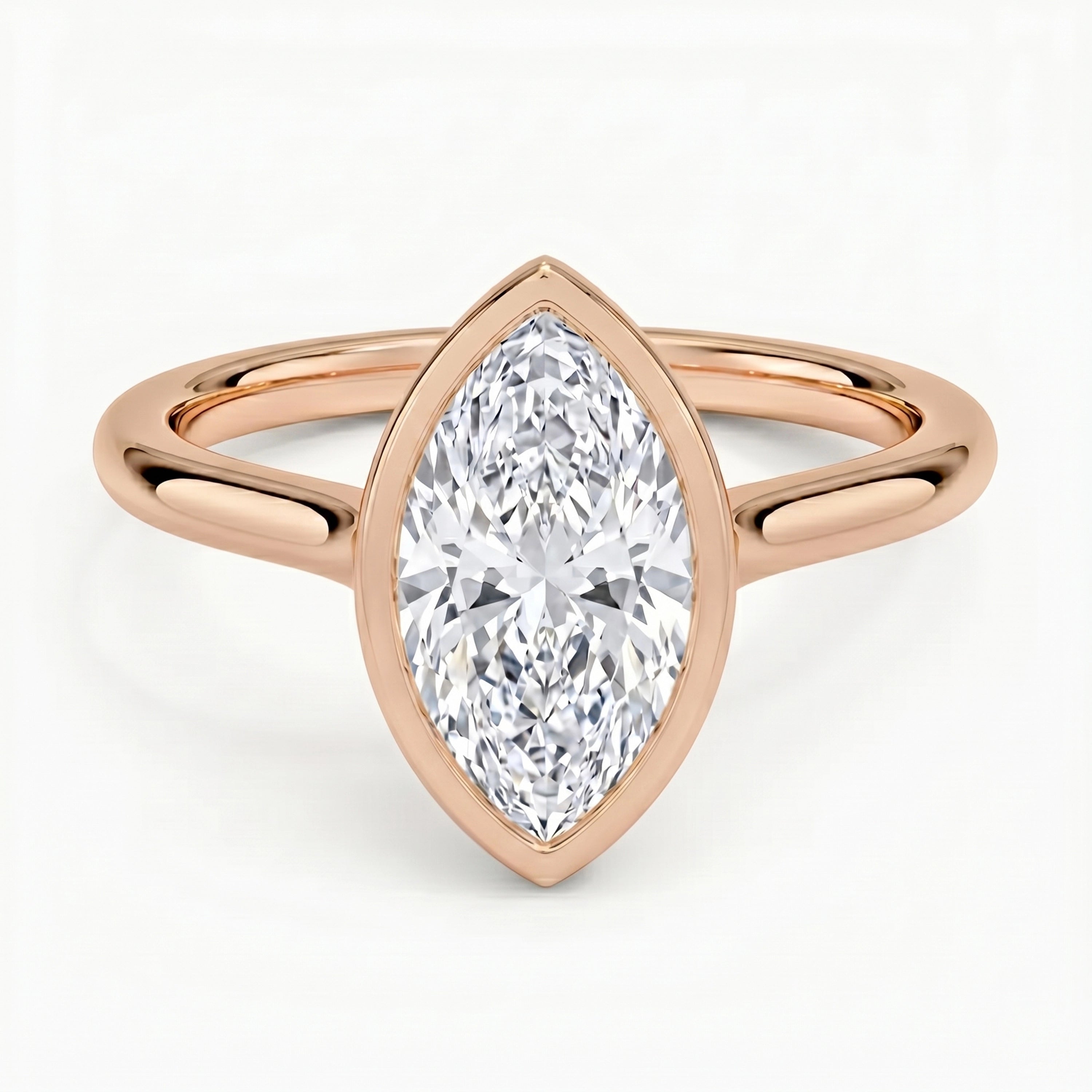 Luna Marquise Solitaire Ring