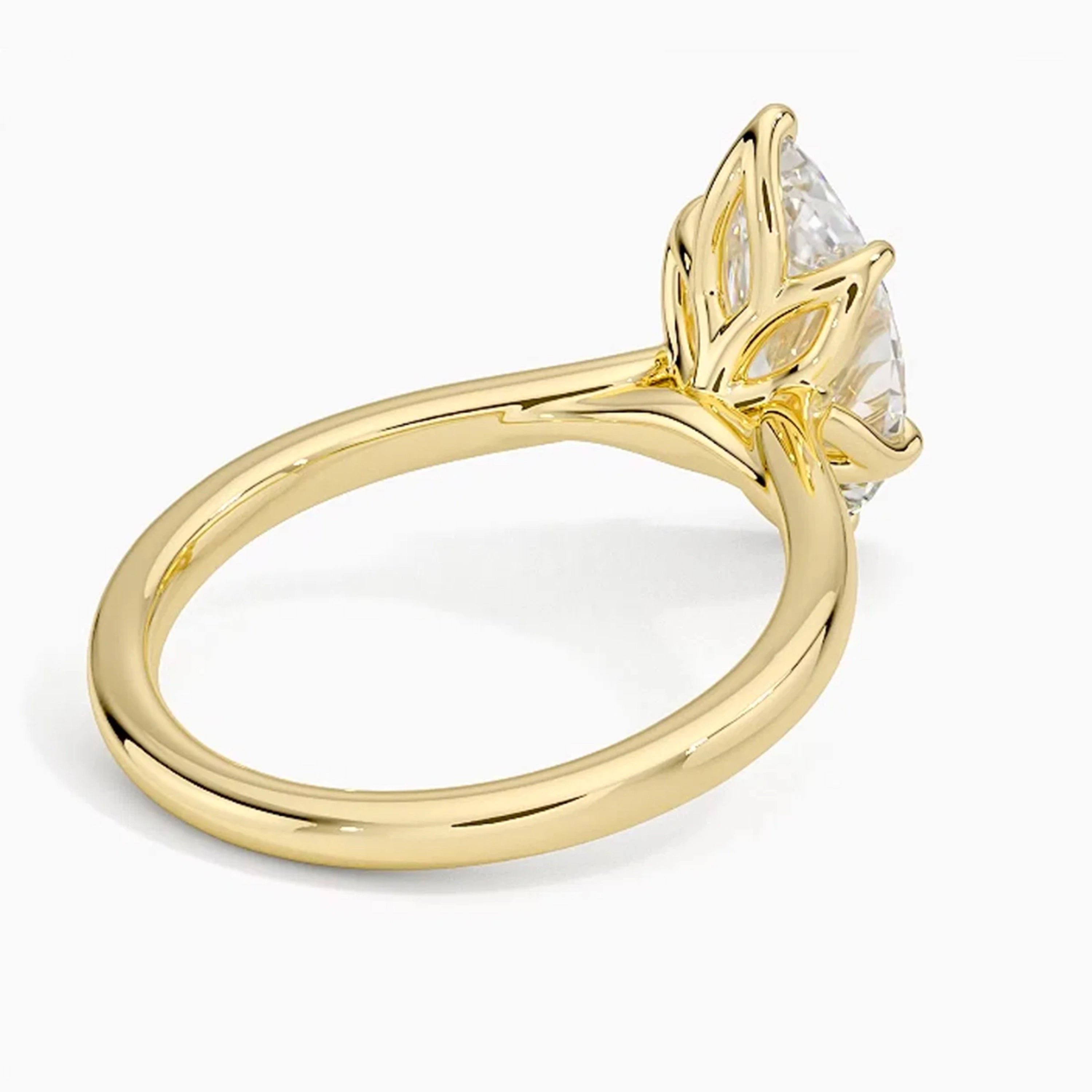 Flora Marquise Solitaire Ring