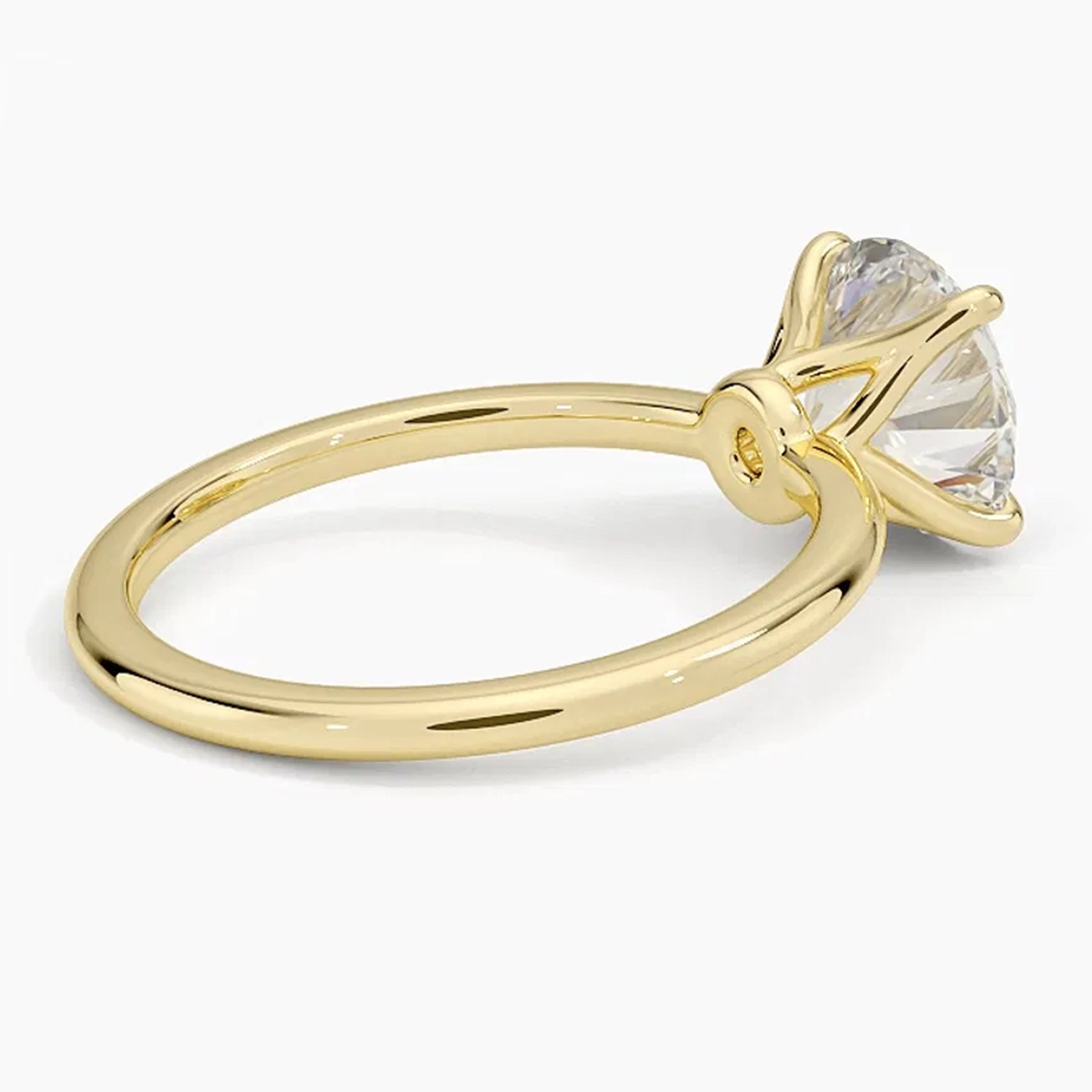 Flora Solitaire Ring