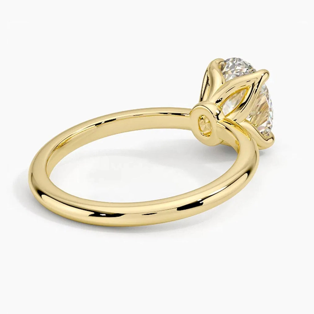 Flora Oval Solitaire Ring