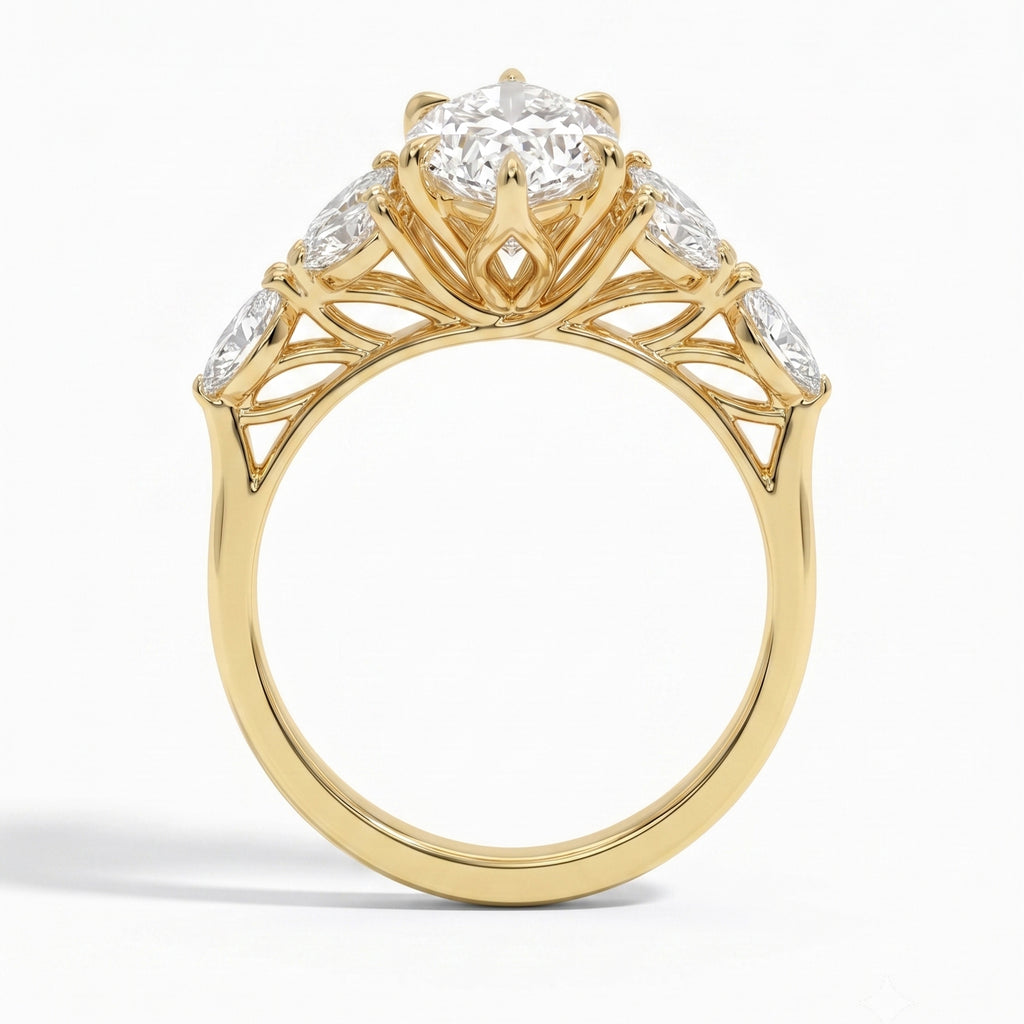 Eden's Vine Marquise Ring