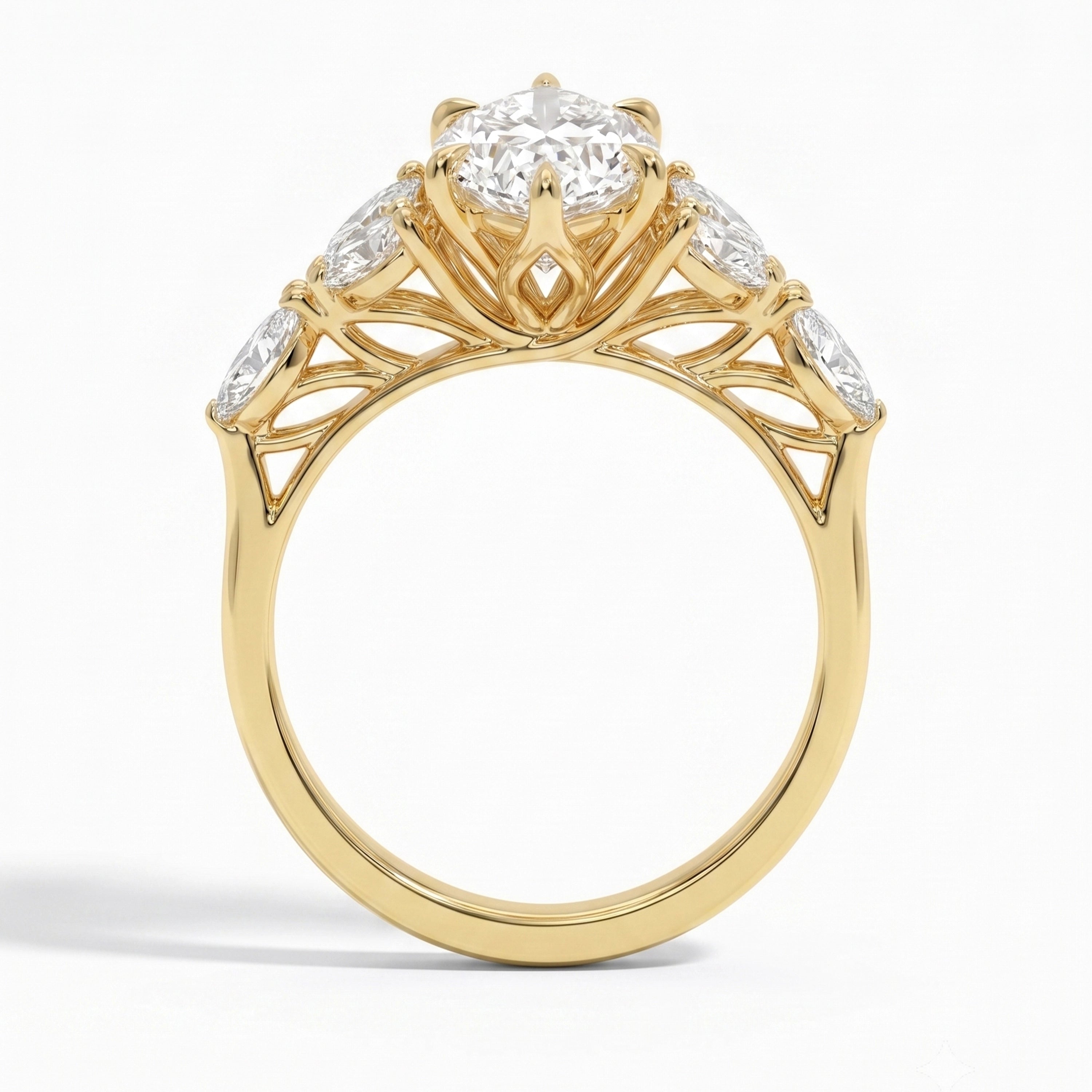 Eden's Vine Marquise Ring
